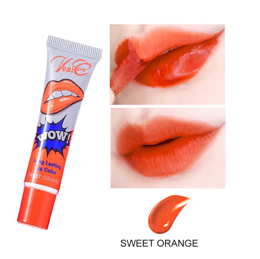 6 Colors VeniCare Lip Stain Lip Gloss Tattoo Magic Color Peel Off Mask Tint Long Lasting Waterproof