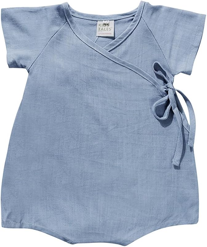Unisex Baby Toddler Bodysuit Short Sleeve Romper T-Shirt Onesie Neutral Clothes