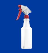 Bar5F Plastic Spray Bottle, 12 oz | Leak Proof, Empty, Trigger Handle, Adjustable Fine to Stream, Refillable, Hair Salons & Spas, Household Cleaners, Cooking | Smoke Grey (1)