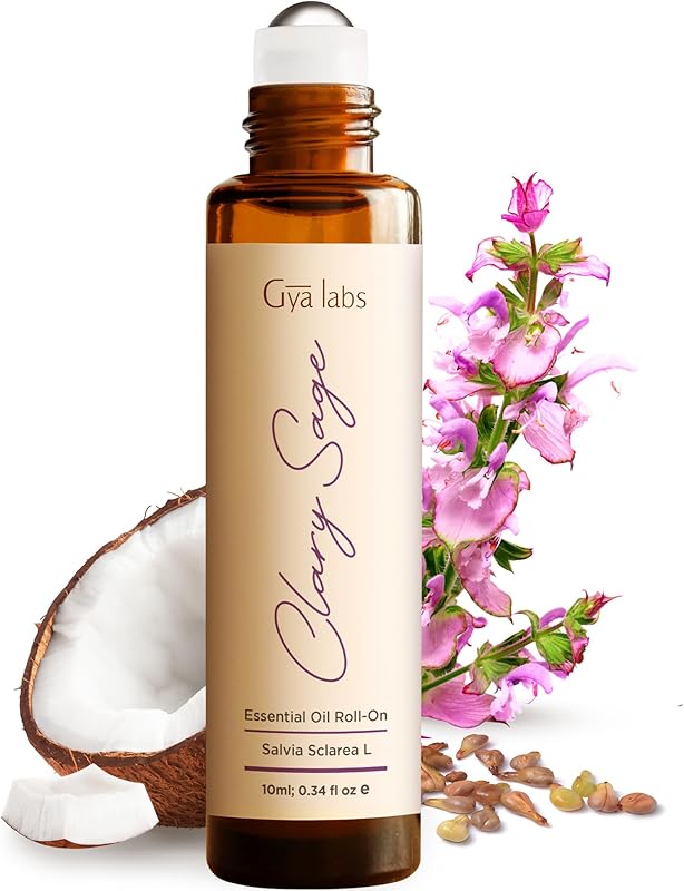 Gya Labs Peace Essential Oil Roll on - 100% Pure Natural Calming Oil for Fatigue, Blend with Patchouli, Frankincense, Aromatherapy Relaxation Gifts for Women and Men, Travel Size (0.34 Fl Oz)