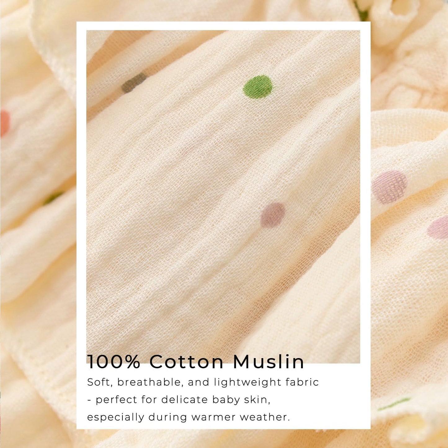Enfants Chéris Baby Ruffle Bloomers 100% Cotton Muslin Diaper Covers for Girls 6 Months - 3 Years