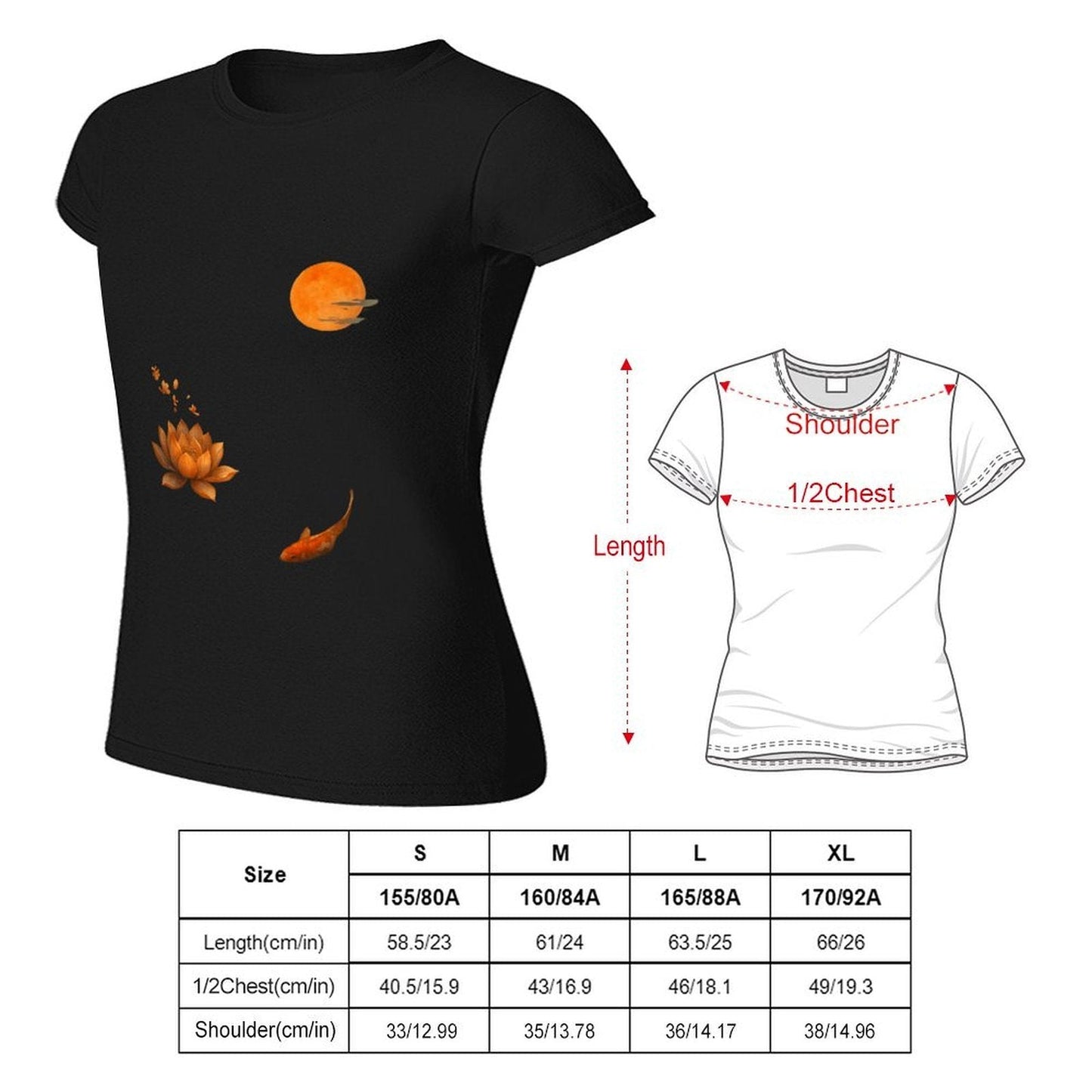 Gildan T-shirt Women Tranquil Autumn Evening Serenity - U1 Spring and Summer Round Neck Short - sleeved Tops Women's Casual Sports T-shirt - TrendyLookz