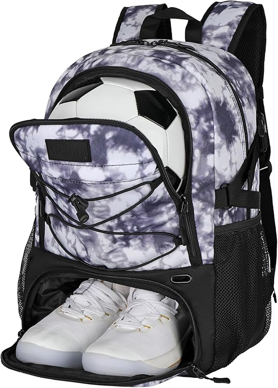 Goloni Soccer Backpack,Basketball Backpack with Ball Compartment & Shoe Compartment,Backpack for Basketball,Soccer - TrendyLookz