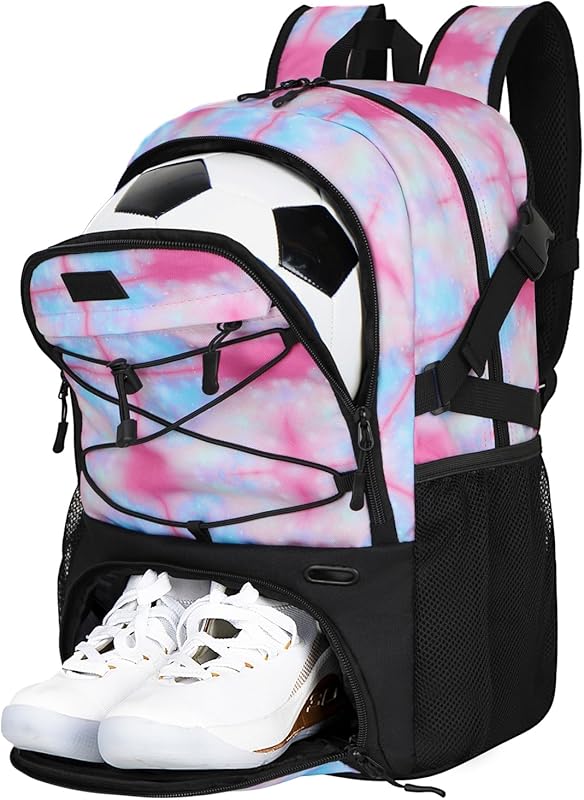 Goloni Soccer Backpack,Basketball Backpack with Ball Compartment & Shoe Compartment,Backpack for Basketball,Soccer - TrendyLookz