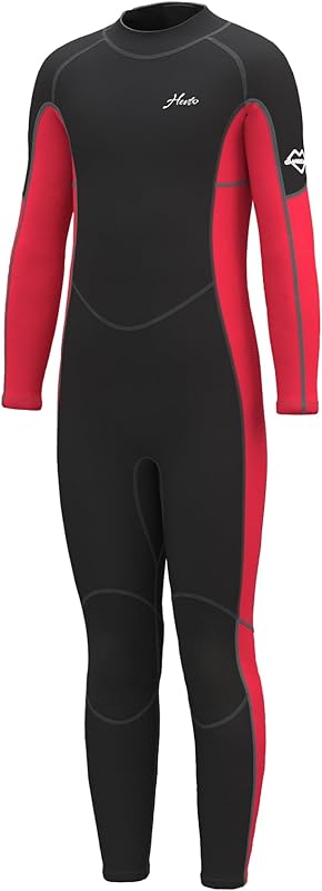 Hevto Kids Wetsuit for Boys Girls Toddler Youth 3/2mm Neoprene Full Wet Suits in Cold Water for Swimming Surfing Diving - TrendyLookz