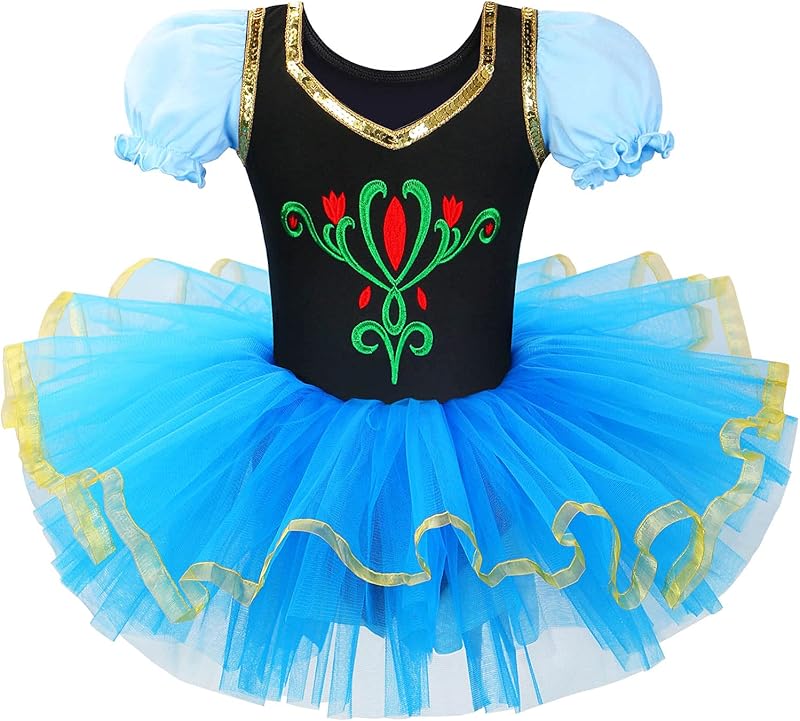 Leotards for Girls Ballet Dance Tutu Skirted Princess Dress 3 - 8 Years - TrendyLookz