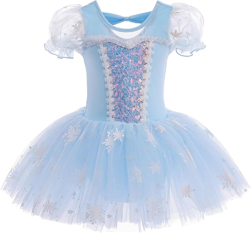 Leotards for Girls Ballet Dance Tutu Skirted Princess Dress 3 - 8 Years - TrendyLookz