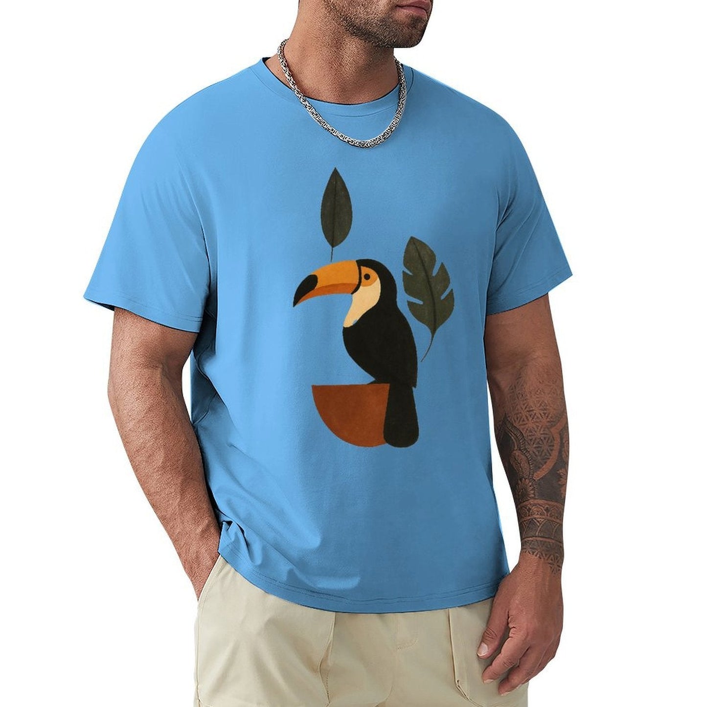 ,Men's Cotton Short - sleeved T-shirt, Breathable Loose - fitting Casual Summer Top, Suitable for Outdoor Activities and Daily Comfortable Wear,Men's T-shirt100%cottonz9ogphqfd1ov - TrendyLookz