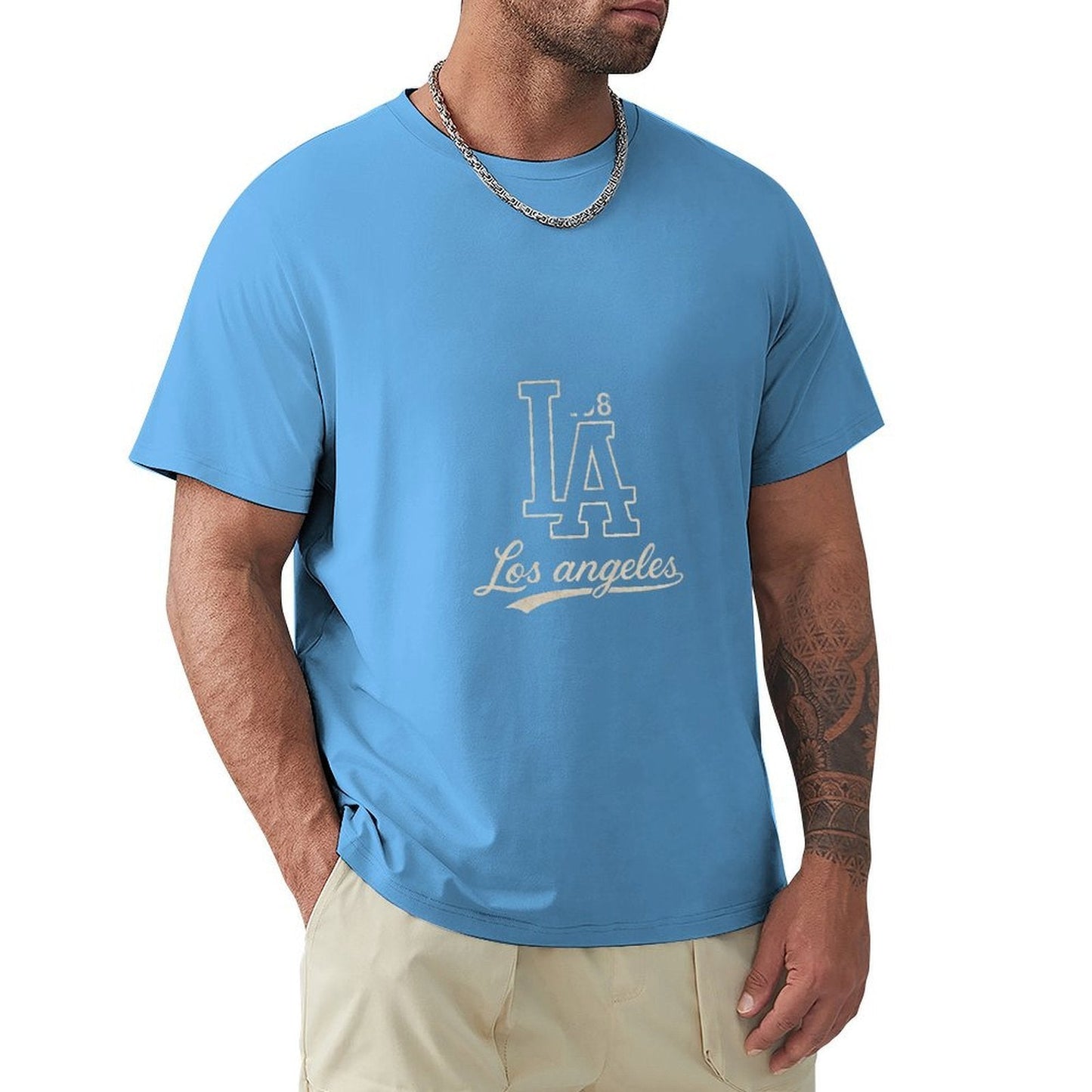 ,Men's Cotton Short - sleeved T-shirt, Breathable Loose - fitting Casual Summer Top, Suitable for Outdoor Activities and Daily Comfortable Wear,Men's T-shirt100%cottonz9ogph5cyb4v - TrendyLookz
