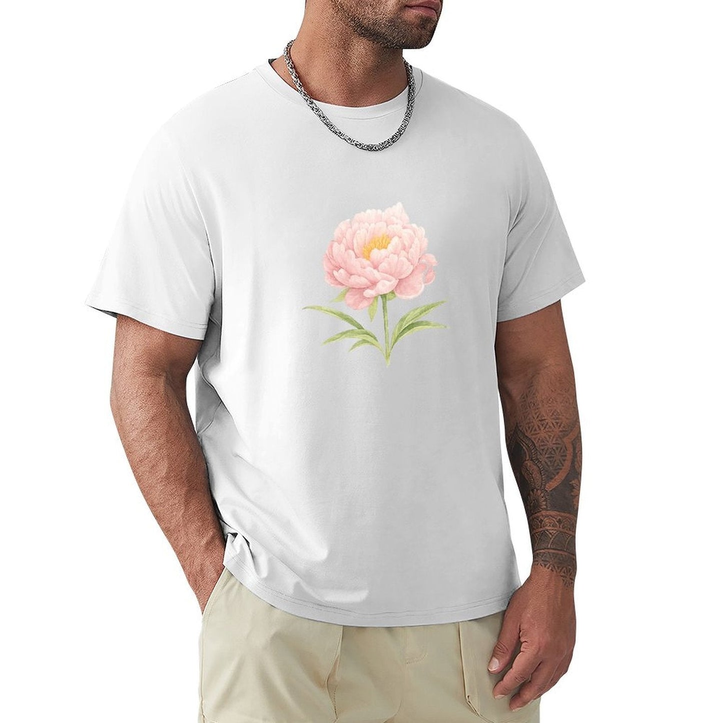 ,Men's Cotton Short - sleeved T-shirt, Breathable Loose - fitting Casual Summer Top, Suitable for Outdoor Activities and Daily Comfortable Wear,Men's T-shirt100%cottonz9ogpb7rtjf6 - TrendyLookz