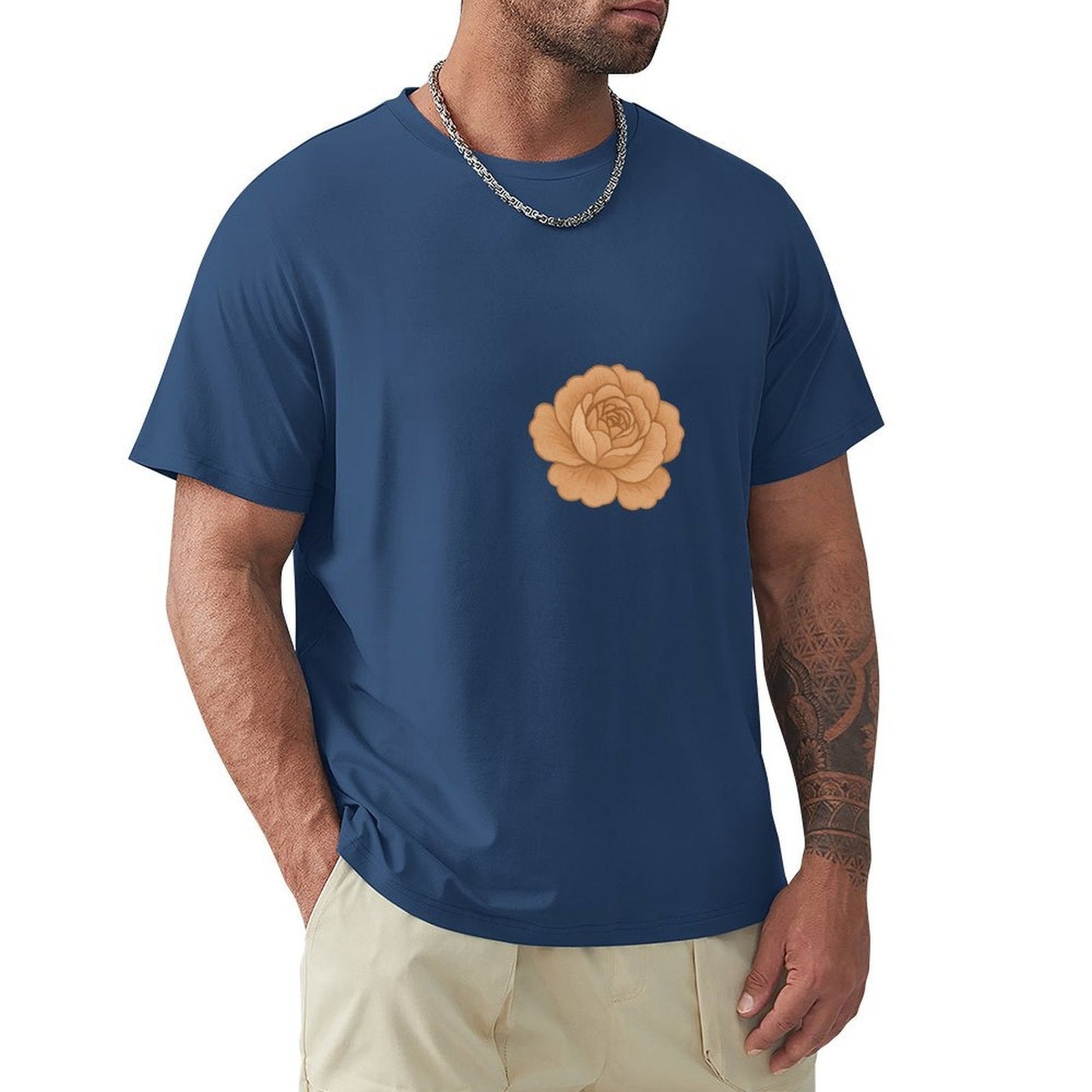 ,Men's Cotton Short - sleeved T-shirt, Breathable Loose - fitting Casual Summer Top, Suitable for Outdoor Activities and Daily Comfortable Wear,Men's T-shirt100%cottonz9ogxew2k71q - TrendyLookz