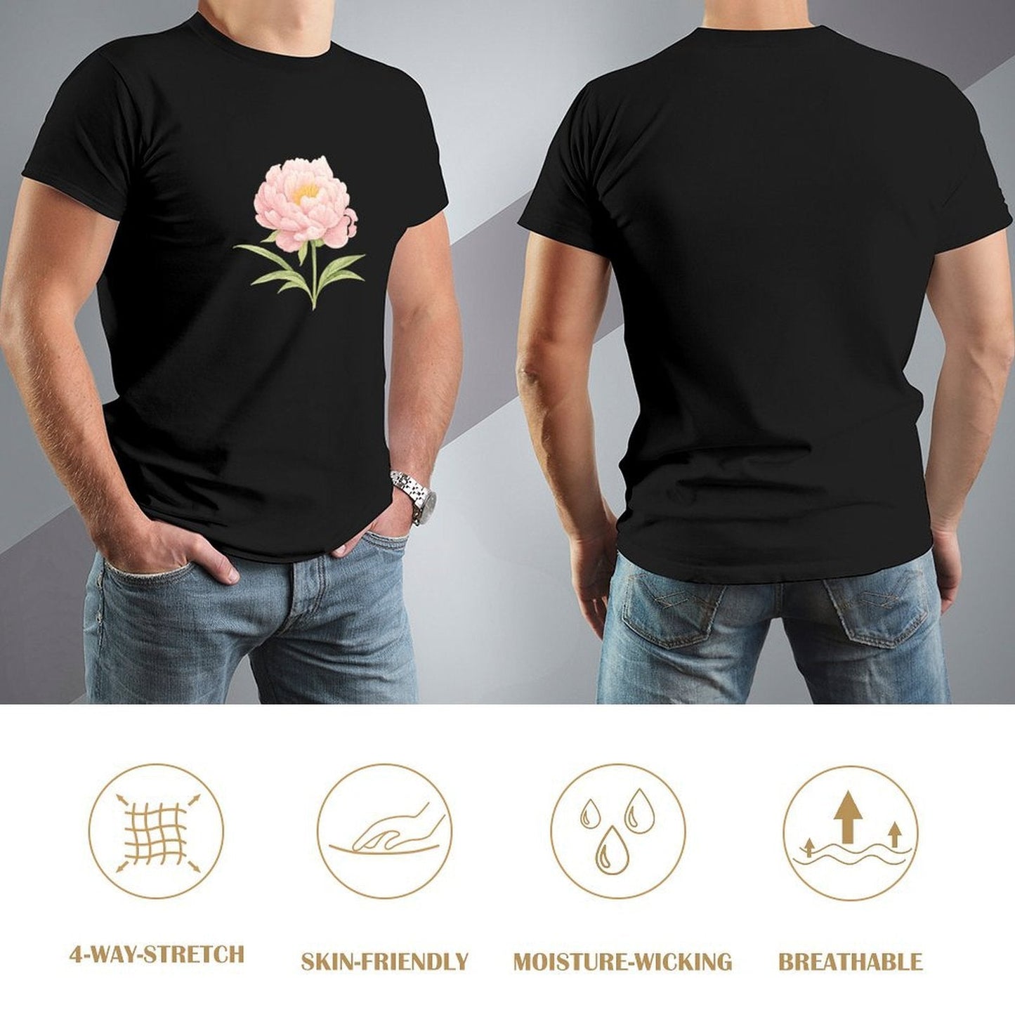 ,Men's Cotton Short - sleeved T-shirt, Breathable Loose - fitting Casual Summer Top, Suitable for Outdoor Activities and Daily Comfortable Wear,Men's T-shirt100%cottonz9ogpb7rtjf6 - TrendyLookz