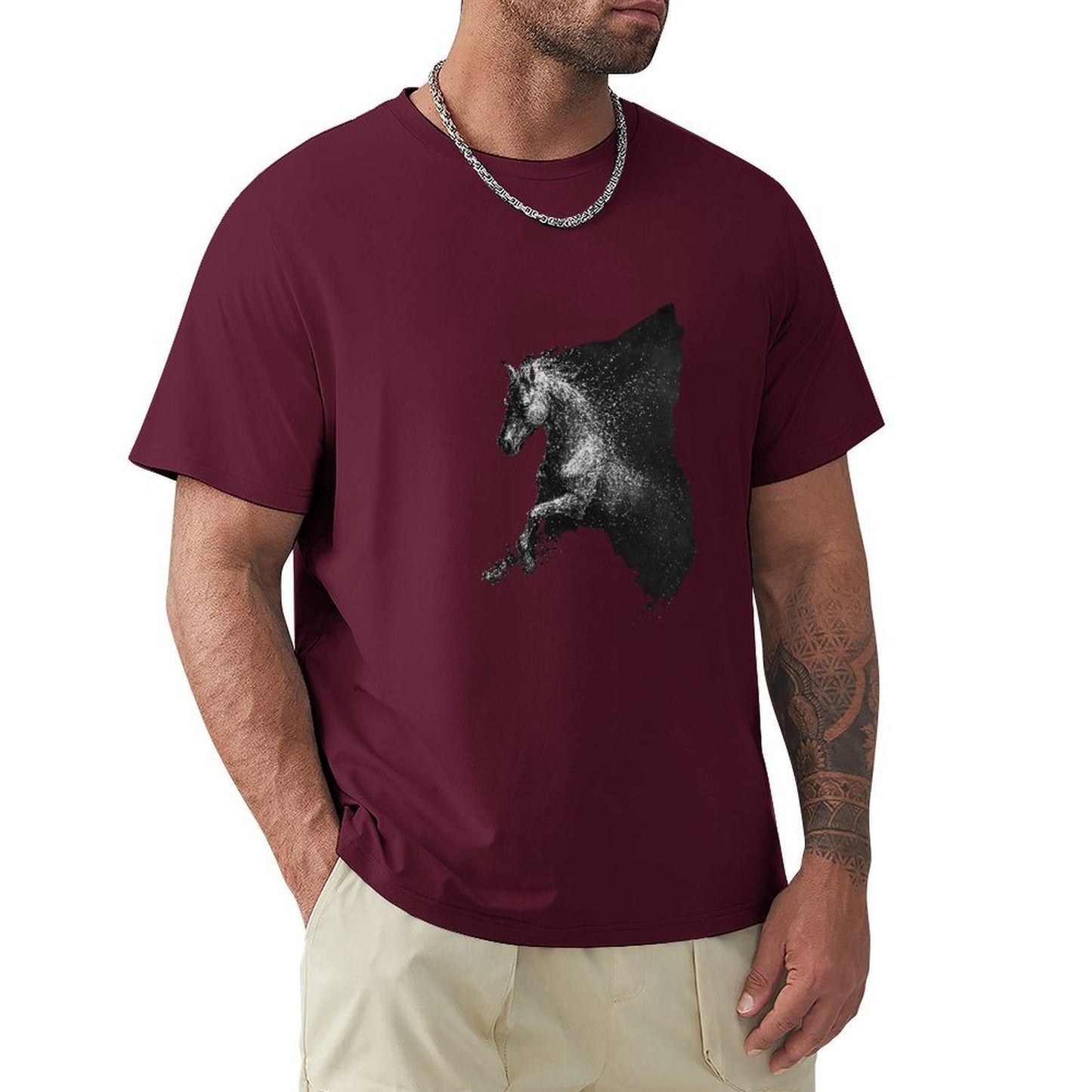 ,Men's Cotton Short - sleeved T-shirt, Breathable Loose - fitting Casual Summer Top, Suitable for Outdoor Activities and Daily Comfortable Wear,Men's T-shirt100%cottonz9ogpg0frlug - TrendyLookz
