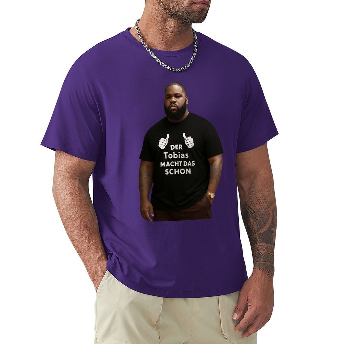 ,Men's Cotton Short - sleeved T-shirt, Breathable Loose - fitting Casual Summer Top, Suitable for Outdoor Activities and Daily Comfortable Wear,Men's T-shirt100%cottonz9ogx8615edx - TrendyLookz