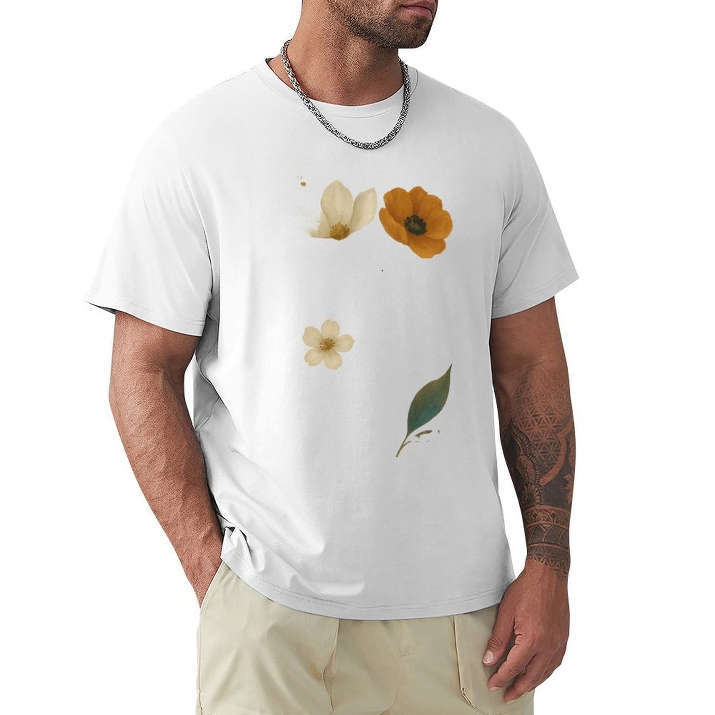 ,Men's Cotton Short - sleeved T-shirt, Breathable Loose - fitting Casual Summer Top, Suitable for Outdoor Activities and Daily Comfortable Wear,Men's T-shirt100%cottonz9og5lldtvpr - TrendyLookz