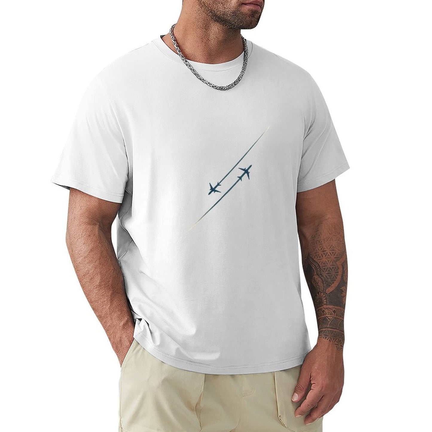 ,Men's Cotton Short - sleeved T-shirt, Breathable Loose - fitting Casual Summer Top, Suitable for Outdoor Activities and Daily Comfortable Wear,Men's T-shirt100%cottonz9ogphsddexg - TrendyLookz
