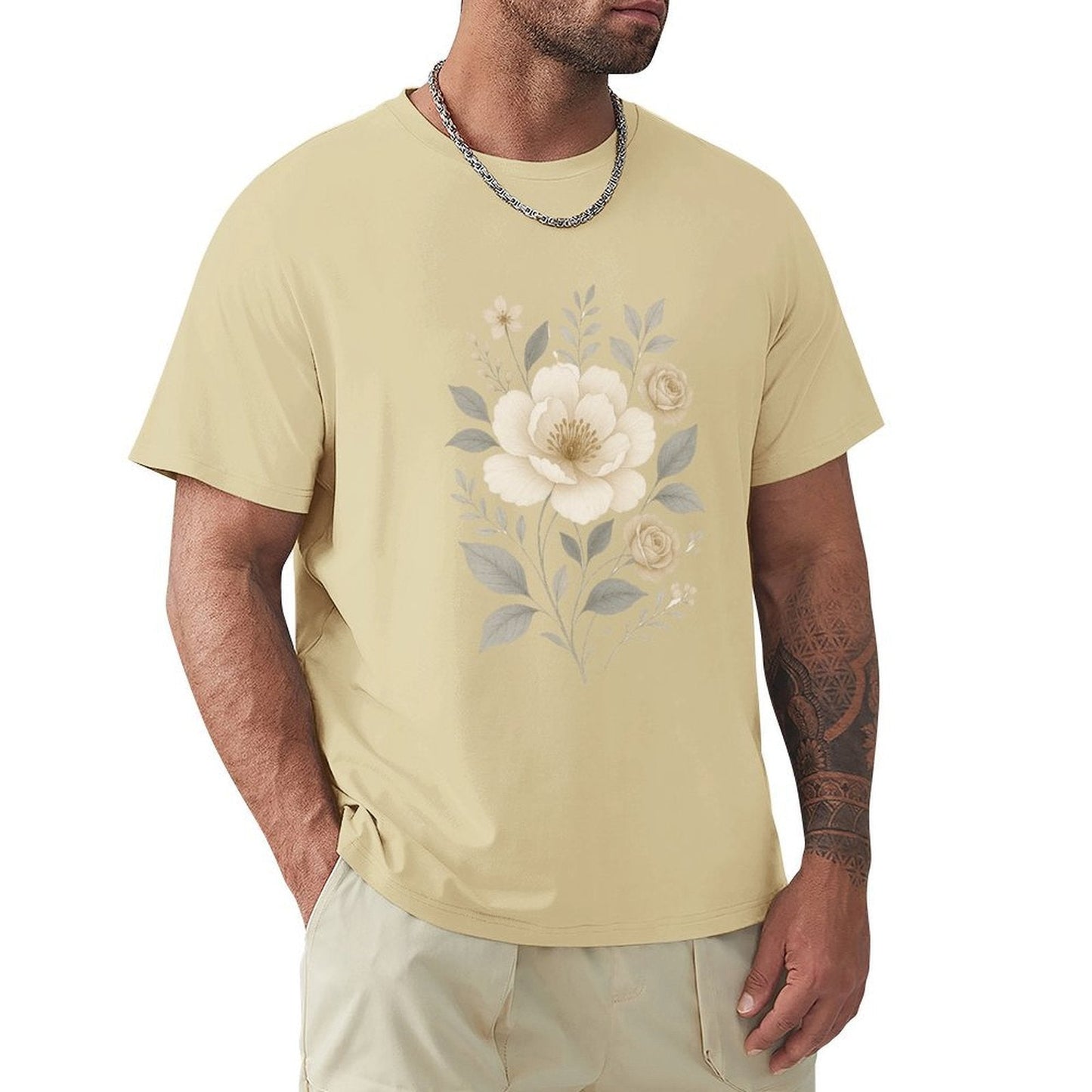 ,Men's Cotton Short - sleeved T-shirt, Breathable Loose - fitting Casual Summer Top, Suitable for Outdoor Activities and Daily Comfortable Wear,Men's T-shirt100%cottonz9ogpbkfv91x - TrendyLookz