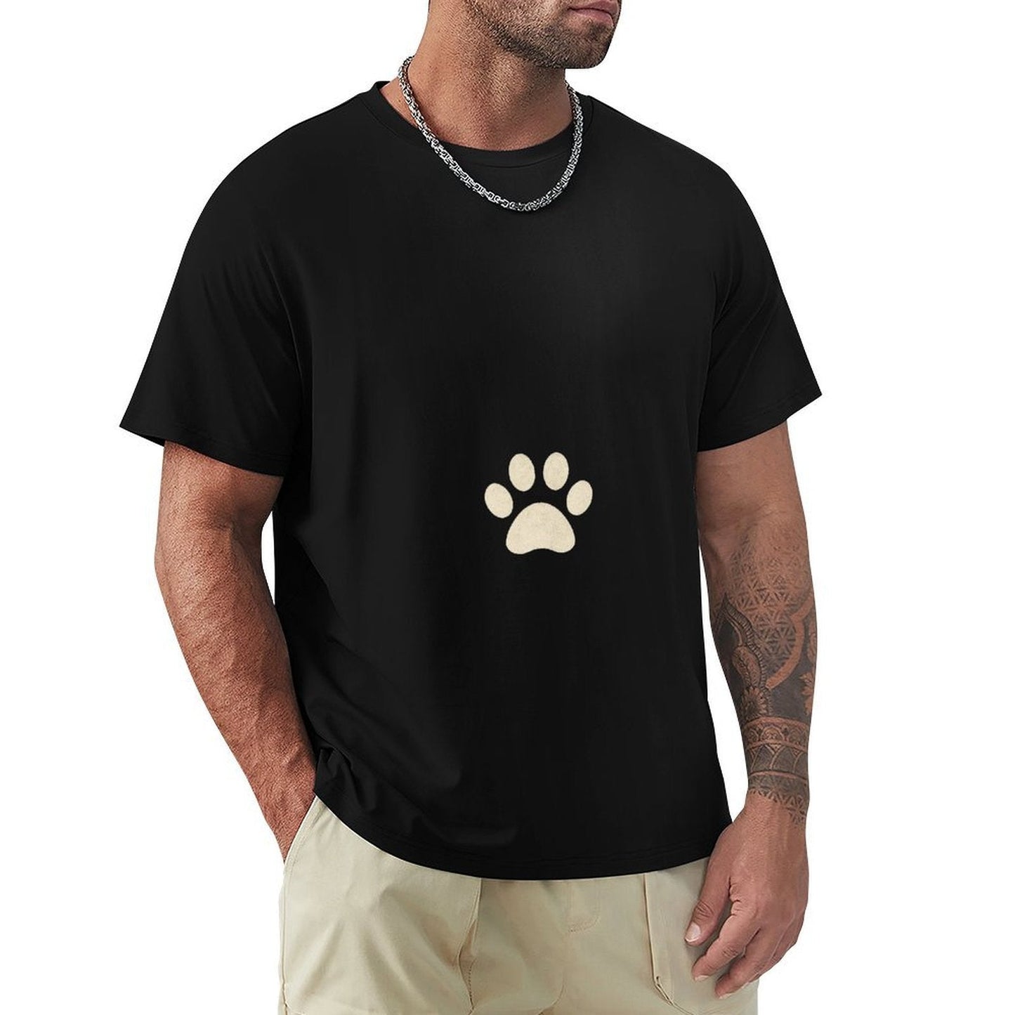 ,Men's Cotton Short - sleeved T-shirt, Breathable Loose - fitting Casual Summer Top, Suitable for Outdoor Activities and Daily Comfortable Wear,Men's T-shirt100%cottonz9ogpbrz8g4e - TrendyLookz