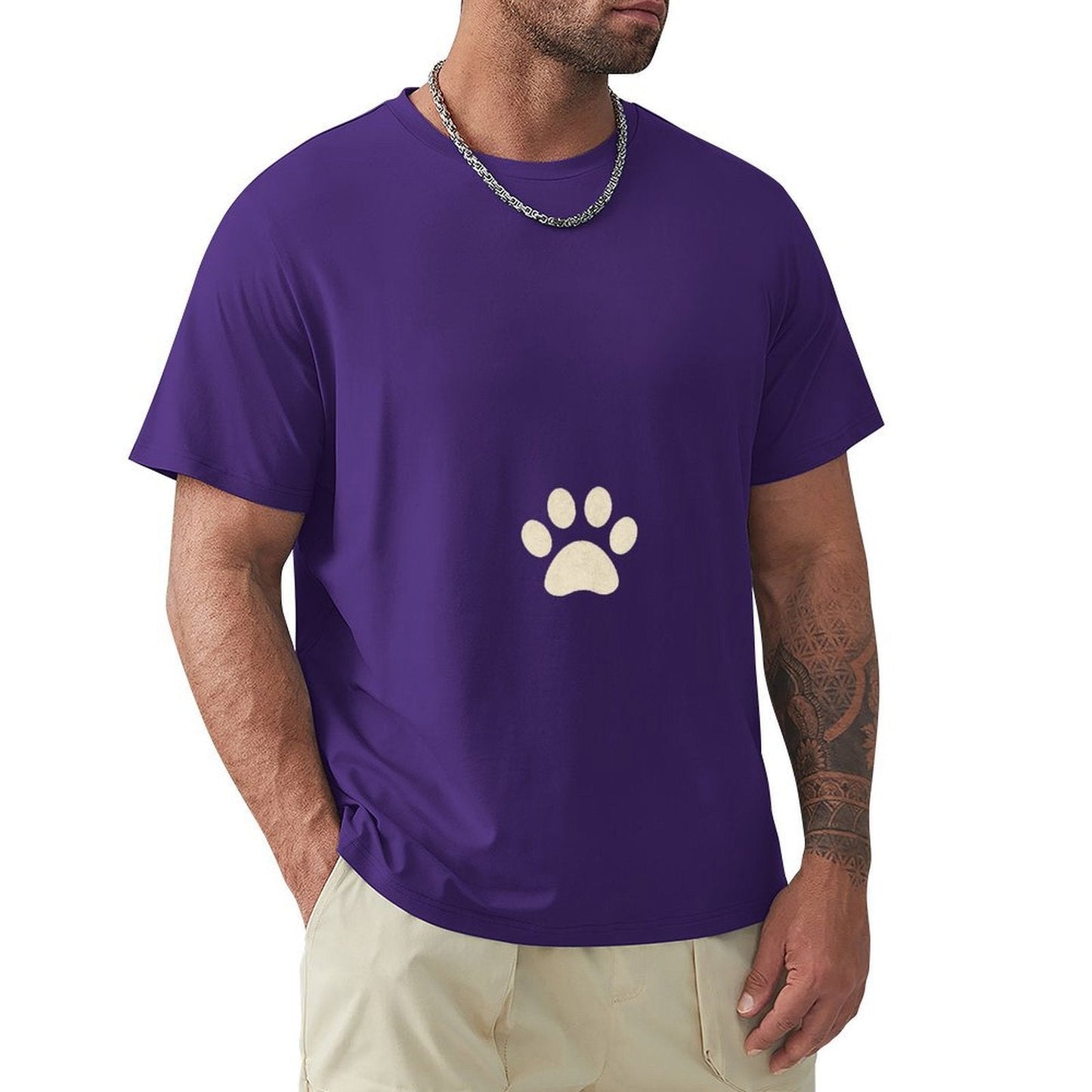,Men's Cotton Short - sleeved T-shirt, Breathable Loose - fitting Casual Summer Top, Suitable for Outdoor Activities and Daily Comfortable Wear,Men's T-shirt100%cottonz9ogpbrz8g4e - TrendyLookz