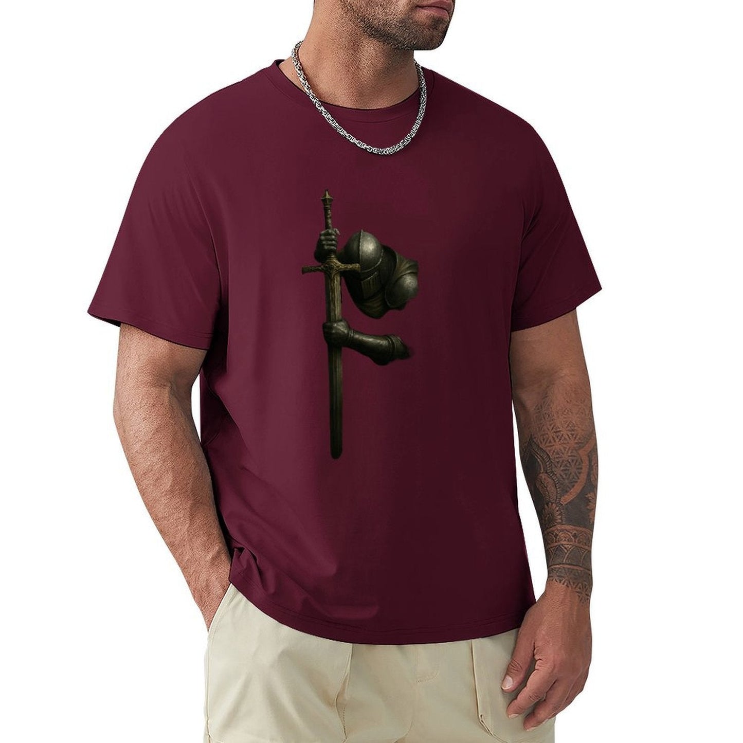 ,Men's Cotton Short - sleeved T-shirt, Breathable Loose - fitting Casual Summer Top, Suitable for Outdoor Activities and Daily Comfortable Wear,Men's T-shirt100%cottonz9ogpbhbkmgp - TrendyLookz