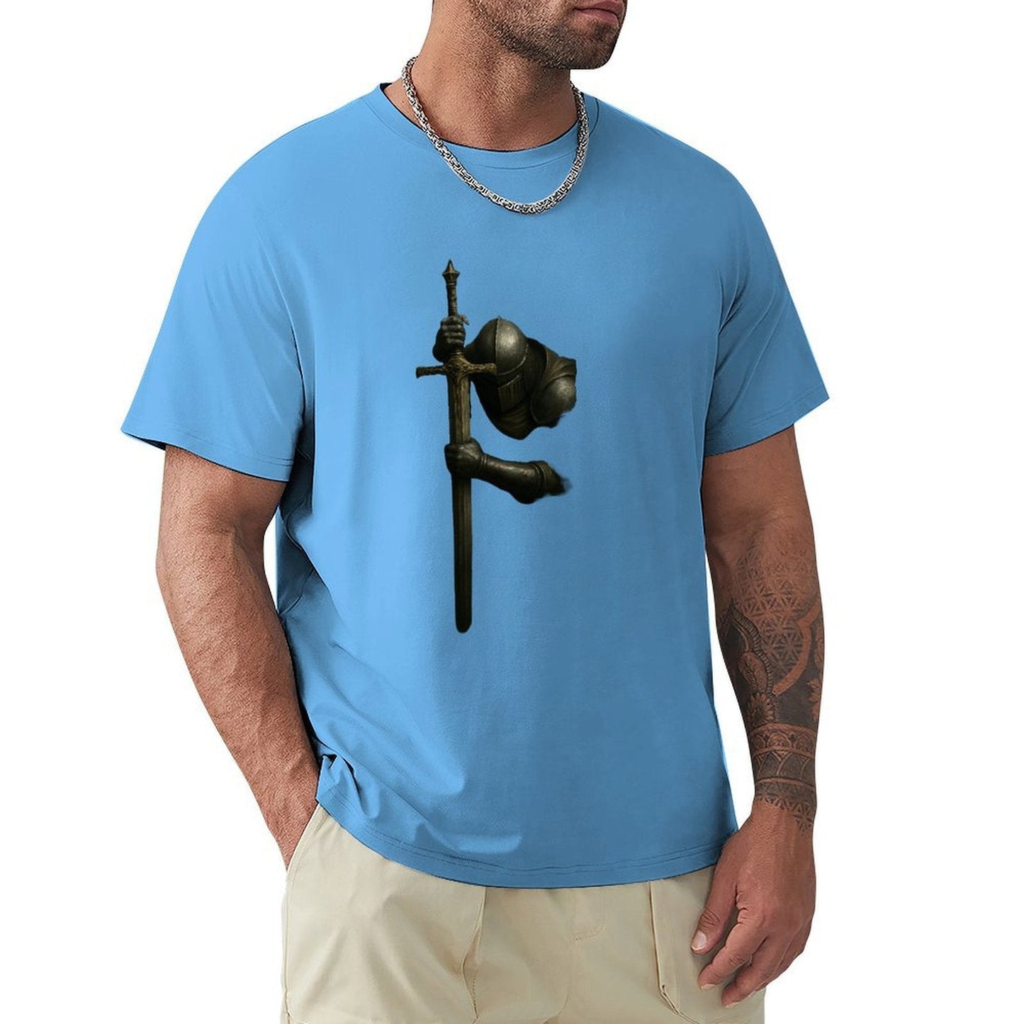 ,Men's Cotton Short - sleeved T-shirt, Breathable Loose - fitting Casual Summer Top, Suitable for Outdoor Activities and Daily Comfortable Wear,Men's T-shirt100%cottonz9ogpbhbkmgp - TrendyLookz