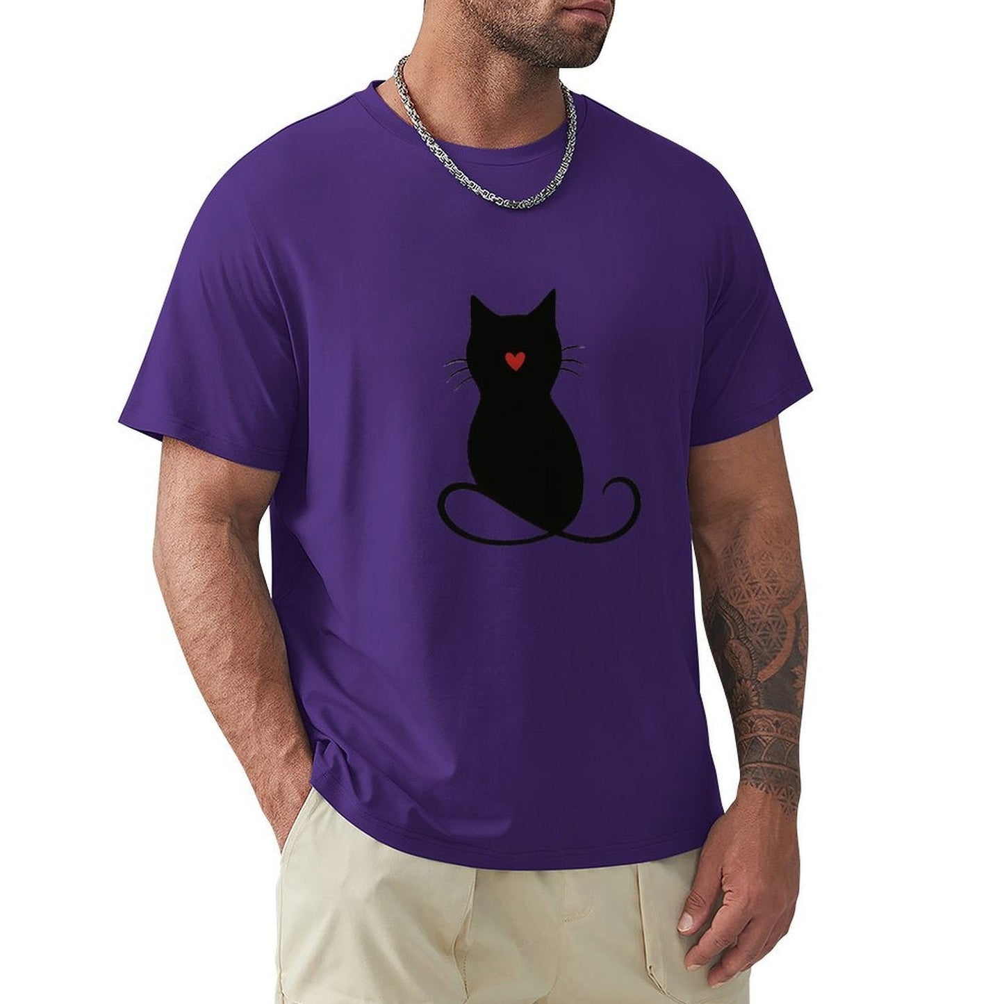 ,Men's Cotton Short - sleeved T-shirt, Breathable Loose - fitting Casual Summer Top, Suitable for Outdoor Activities and Daily Comfortable Wear,Men's T-shirt100%cottonz9ogphrybo1x - TrendyLookz