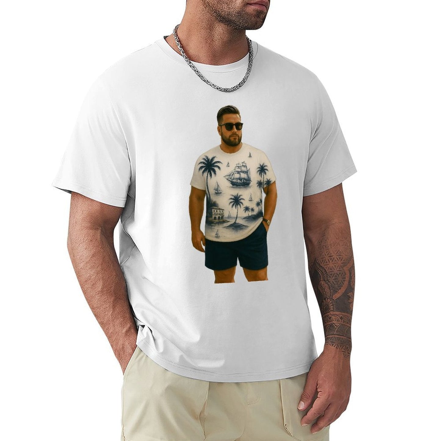 ,Men's Cotton Short - sleeved T-shirt, Breathable Loose - fitting Casual Summer Top, Suitable for Outdoor Activities and Daily Comfortable Wear,Men's T-shirt100%cottonz9ogjy9pdhtm - TrendyLookz