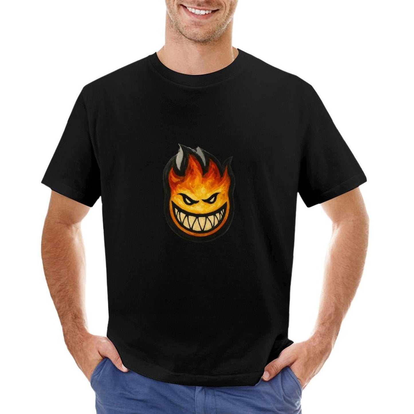 ,Men's Cotton Short - sleeved T-shirt, Breathable Loose - fitting Casual Summer Top, Suitable for Outdoor Activities and Daily Comfortable Wear,Men's T-shirt100%cottonz9ogpg503q3k - TrendyLookz