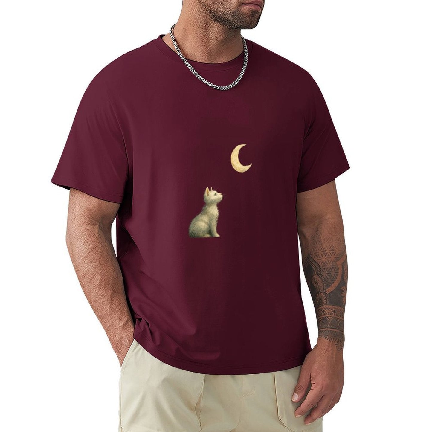 ,Men's Cotton Short - sleeved T-shirt, Breathable Loose - fitting Casual Summer Top, Suitable for Outdoor Activities and Daily Comfortable Wear,Men's T-shirt100%cottonz9ogjukfqfgm - TrendyLookz