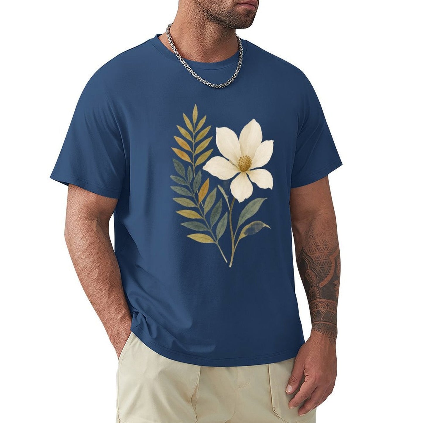 ,Men's Cotton Short - sleeved T-shirt, Breathable Loose - fitting Casual Summer Top, Suitable for Outdoor Activities and Daily Comfortable Wear,Men's T-shirt100%cottonz9og51jjsun6 - TrendyLookz