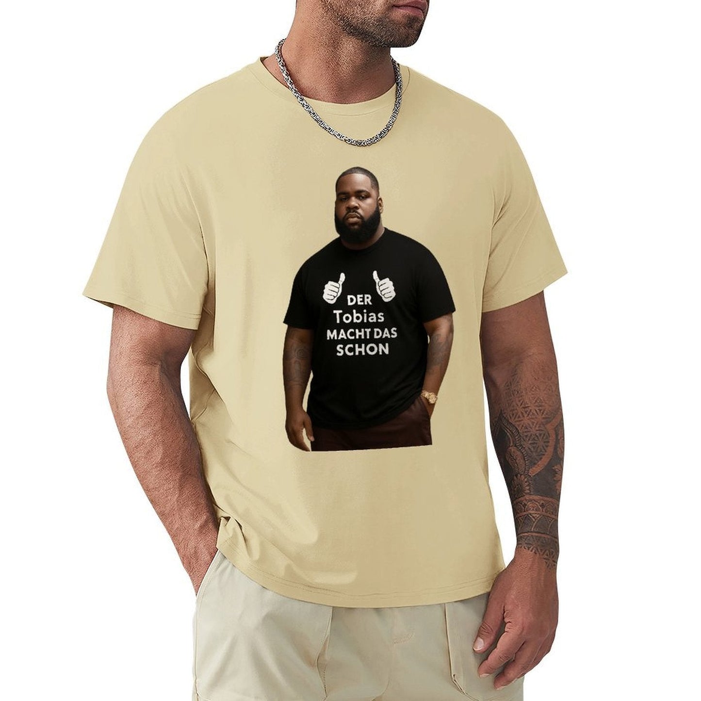 ,Men's Cotton Short - sleeved T-shirt, Breathable Loose - fitting Casual Summer Top, Suitable for Outdoor Activities and Daily Comfortable Wear,Men's T-shirt100%cottonz9ogx8615edx - TrendyLookz
