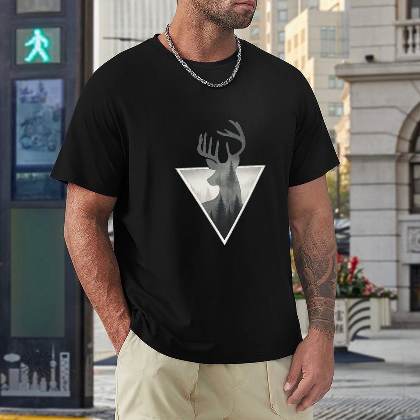 ,Men's Cotton Short - sleeved T-shirt, Breathable Loose - fitting Casual Summer Top, Suitable for Outdoor Activities and Daily Comfortable Wear,Men's T-shirt100%cottonz9ogjfwbbl20 - TrendyLookz