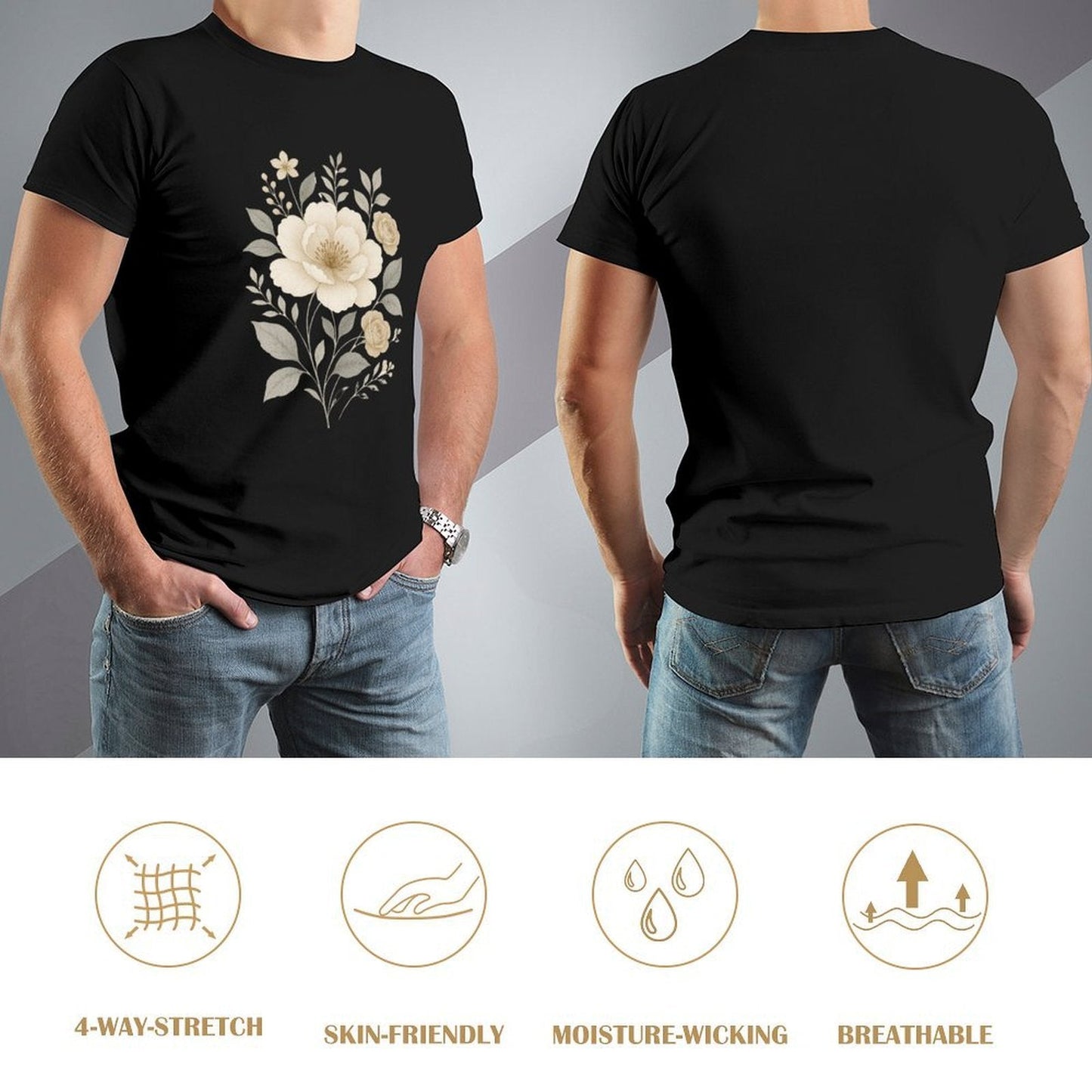 ,Men's Cotton Short - sleeved T-shirt, Breathable Loose - fitting Casual Summer Top, Suitable for Outdoor Activities and Daily Comfortable Wear,Men's T-shirt100%cottonz9ogpbkfv91x - TrendyLookz
