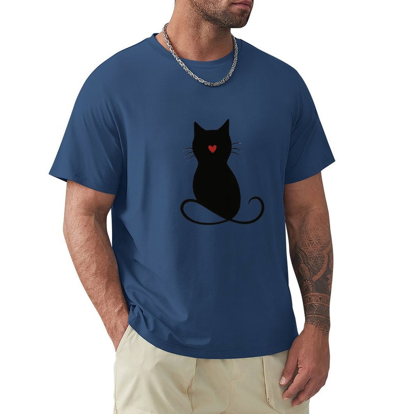 ,Men's Cotton Short - sleeved T-shirt, Breathable Loose - fitting Casual Summer Top, Suitable for Outdoor Activities and Daily Comfortable Wear,Men's T-shirt100%cottonz9ogphrybo1x - TrendyLookz