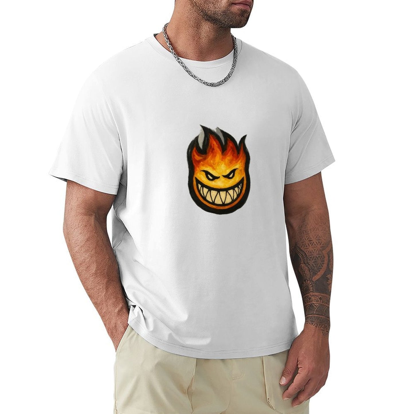 ,Men's Cotton Short - sleeved T-shirt, Breathable Loose - fitting Casual Summer Top, Suitable for Outdoor Activities and Daily Comfortable Wear,Men's T-shirt100%cottonz9ogpg503q3k - TrendyLookz