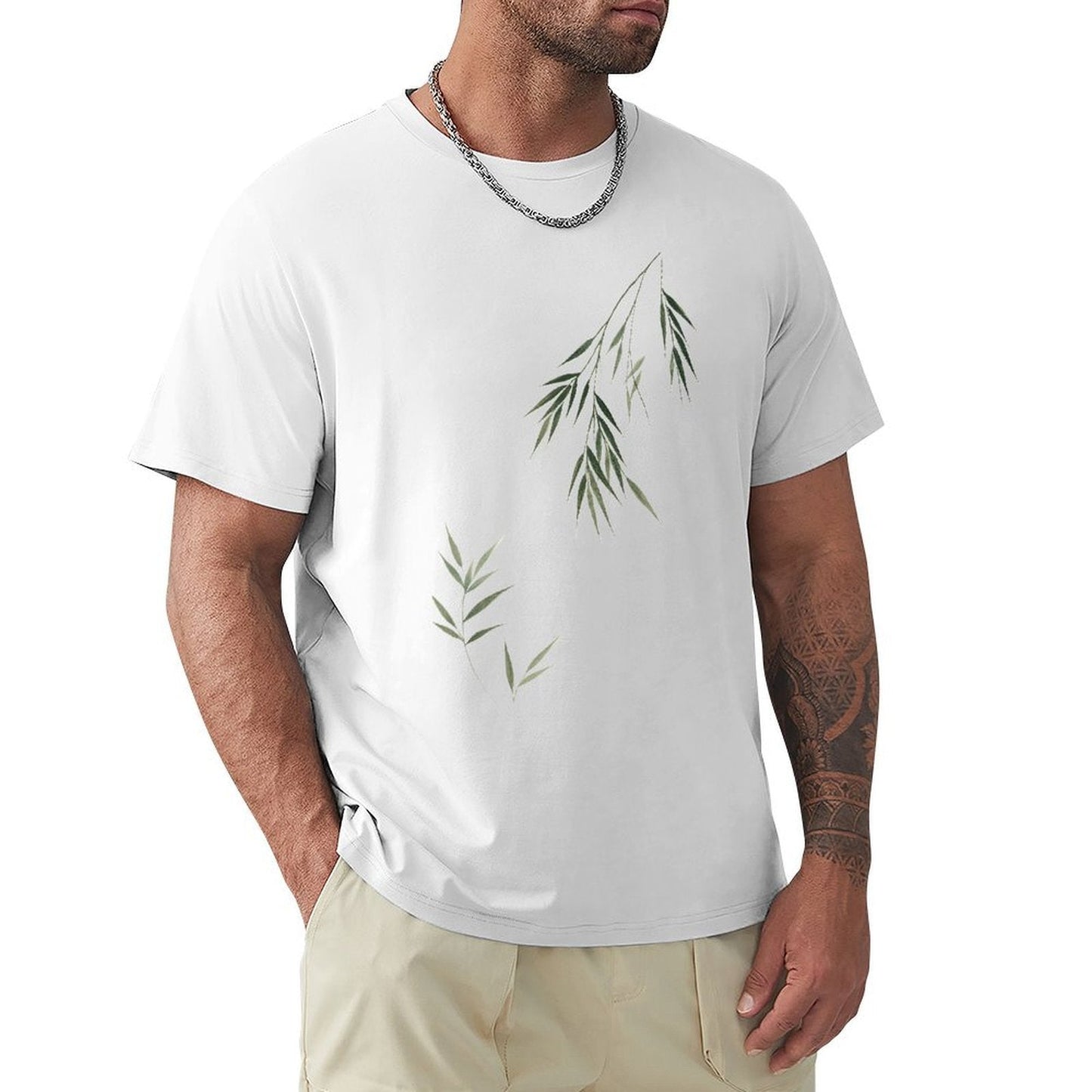 ,Men's Cotton Short - sleeved T-shirt, Breathable Loose - fitting Casual Summer Top, Suitable for Outdoor Activities and Daily Comfortable Wear,Men's T-shirt100%cottonz9og5119xl9k - TrendyLookz