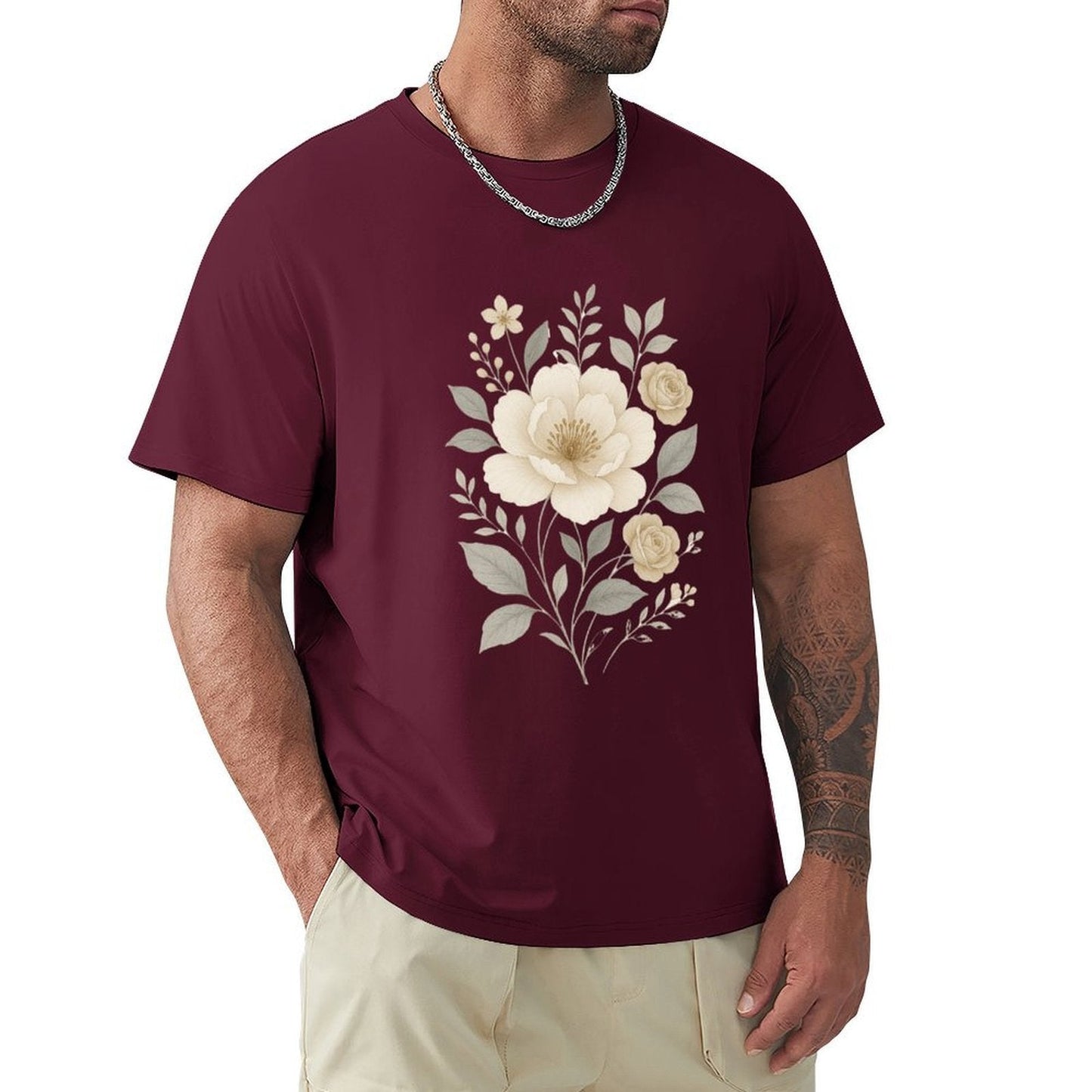 ,Men's Cotton Short - sleeved T-shirt, Breathable Loose - fitting Casual Summer Top, Suitable for Outdoor Activities and Daily Comfortable Wear,Men's T-shirt100%cottonz9ogpbkfv91x - TrendyLookz