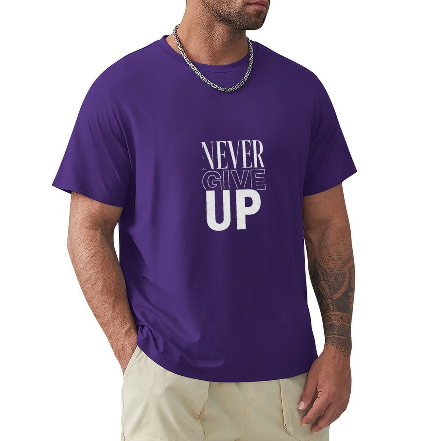 ,Men's Cotton Short - sleeved T-shirt, Breathable Loose - fitting Casual Summer Top, Suitable for Outdoor Activities and Daily Comfortable Wear,Men's T-shirt100%cottonz9ogjv6bk0mp - TrendyLookz
