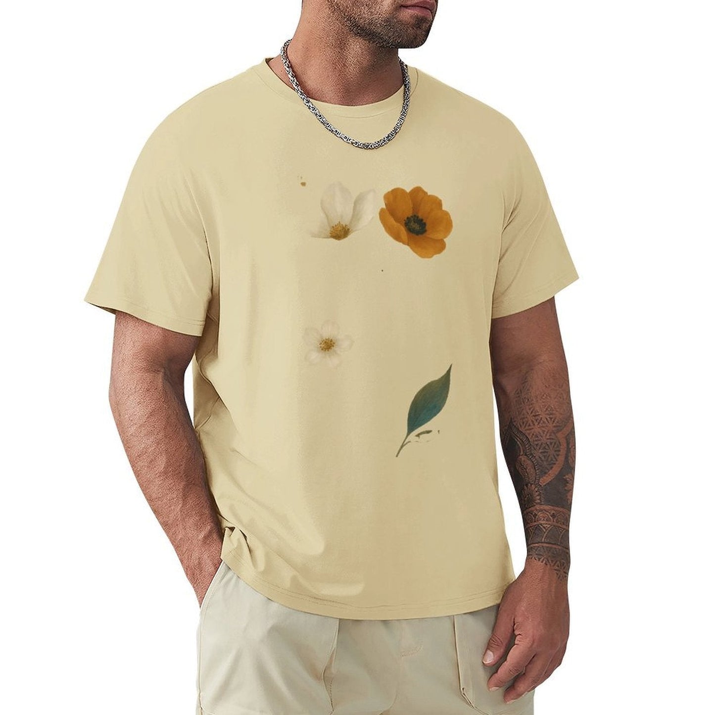 ,Men's Cotton Short - sleeved T-shirt, Breathable Loose - fitting Casual Summer Top, Suitable for Outdoor Activities and Daily Comfortable Wear,Men's T-shirt100%cottonz9og5lldtvpr - TrendyLookz