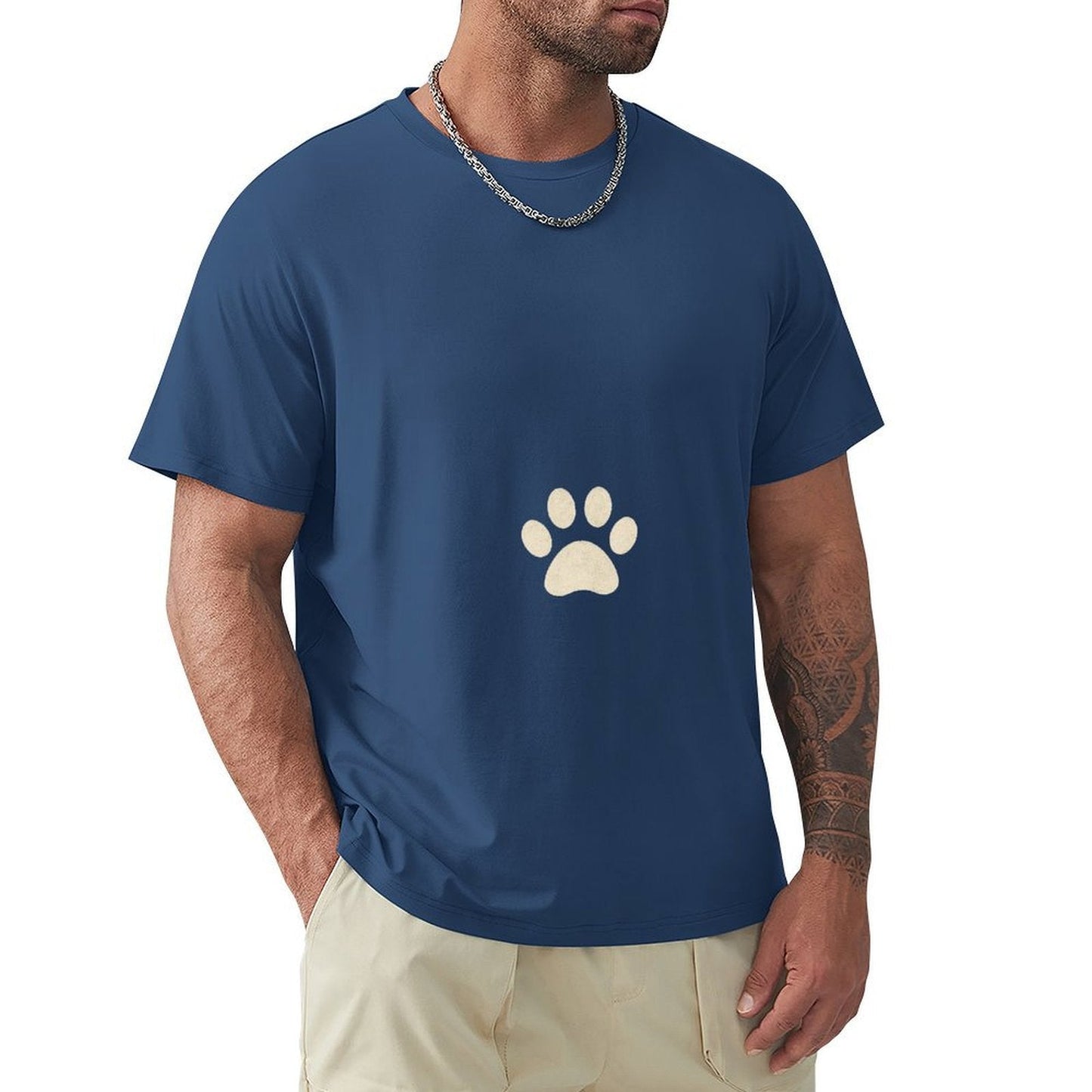 ,Men's Cotton Short - sleeved T-shirt, Breathable Loose - fitting Casual Summer Top, Suitable for Outdoor Activities and Daily Comfortable Wear,Men's T-shirt100%cottonz9ogpbrz8g4e - TrendyLookz