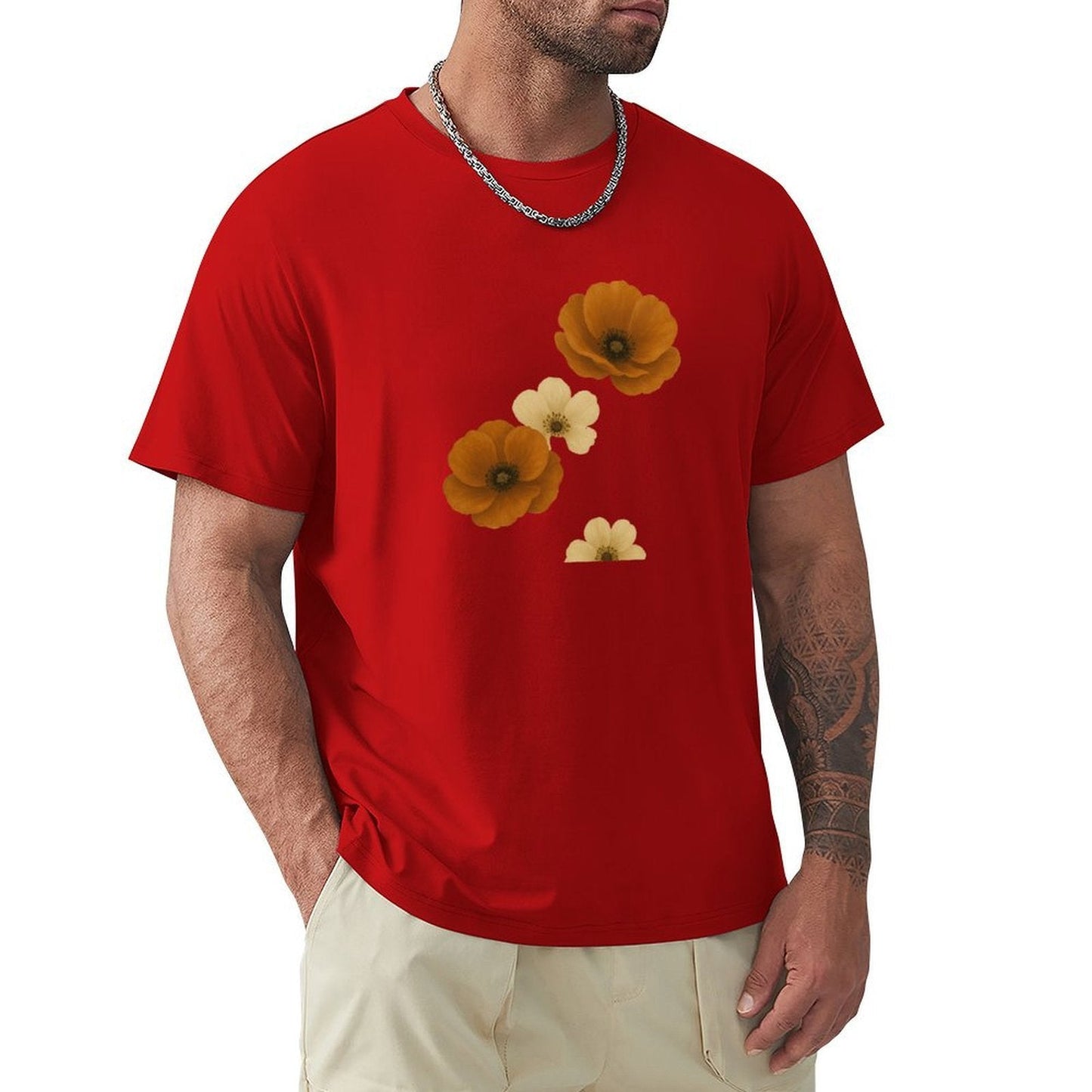 ,Men's Cotton Short - sleeved T-shirt, Breathable Loose - fitting Casual Summer Top, Suitable for Outdoor Activities and Daily Comfortable Wear,Men's T-shirt100%cottonz9ogpgwr5st1 - TrendyLookz