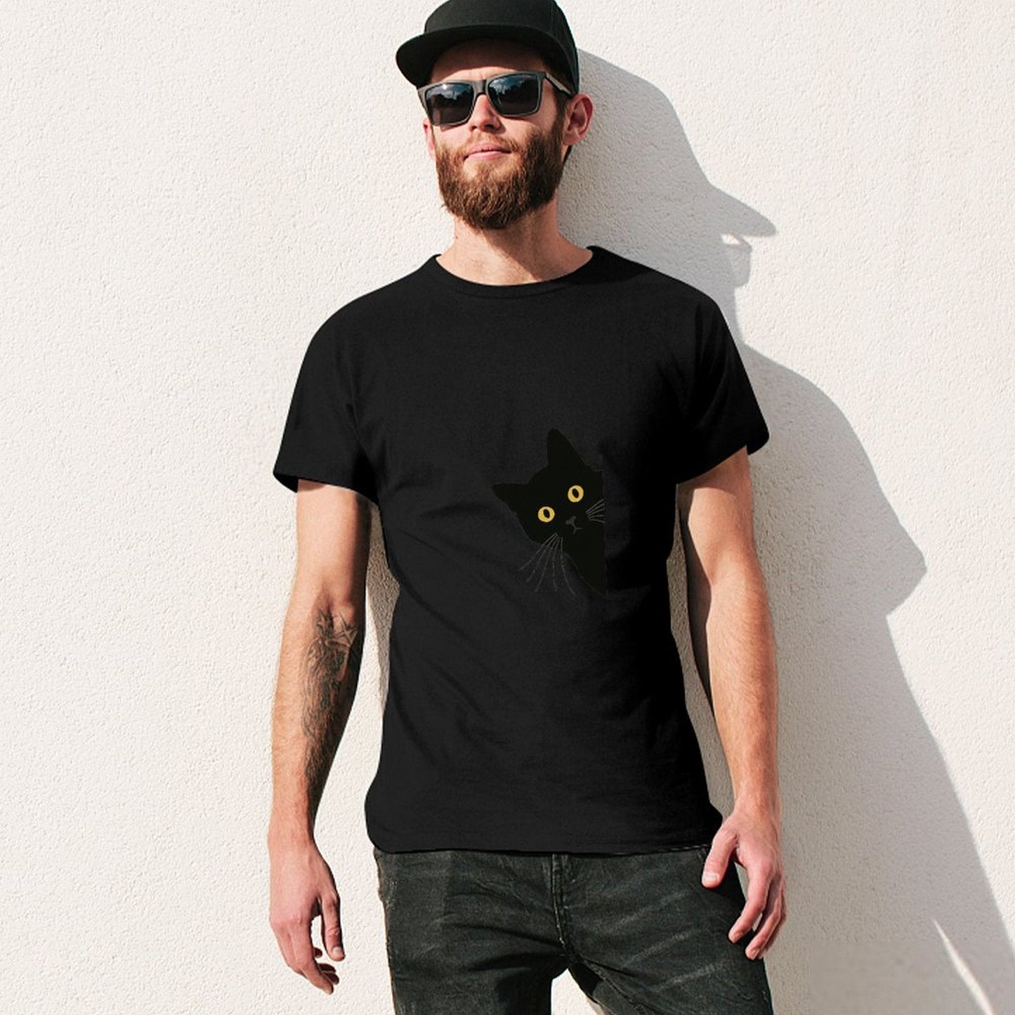 ,Men's Cotton Short - sleeved T-shirt, Breathable Loose - fitting Casual Summer Top, Suitable for Outdoor Activities and Daily Comfortable Wear,Men's T-shirt100%cottonz9ogpb86l6h6 - TrendyLookz