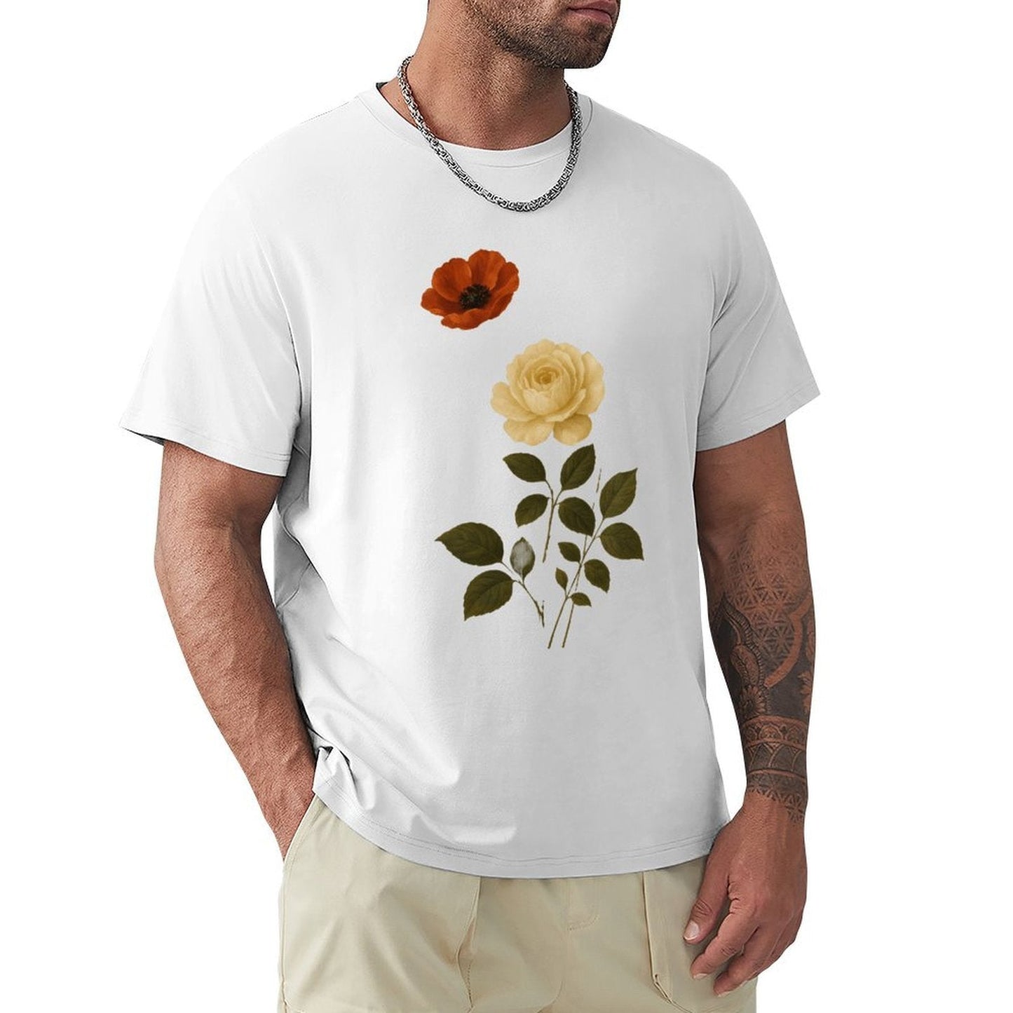 ,Men's Cotton Short - sleeved T-shirt, Breathable Loose - fitting Casual Summer Top, Suitable for Outdoor Activities and Daily Comfortable Wear,Men's T-shirt100%cottonz9ogjy7g9sjc - TrendyLookz
