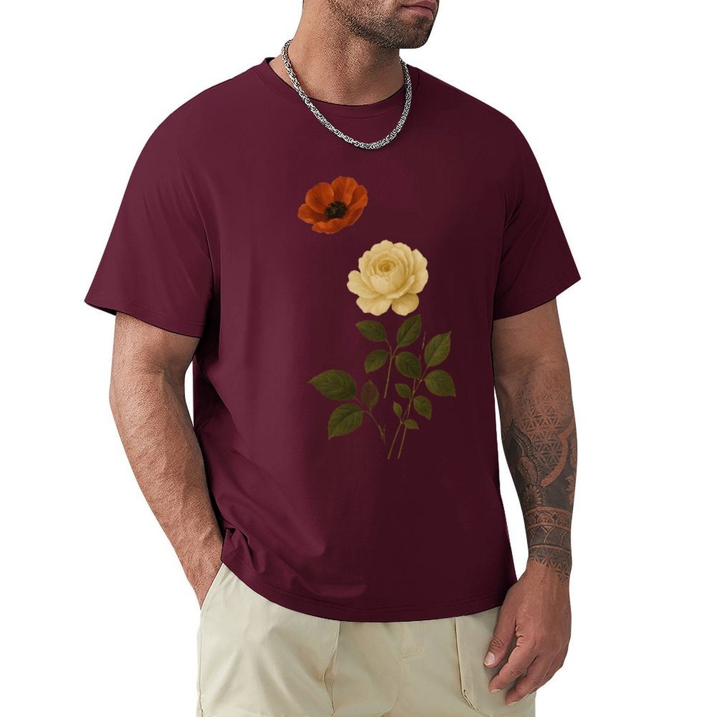 ,Men's Cotton Short - sleeved T-shirt, Breathable Loose - fitting Casual Summer Top, Suitable for Outdoor Activities and Daily Comfortable Wear,Men's T-shirt100%cottonz9ogjy7g9sjc - TrendyLookz