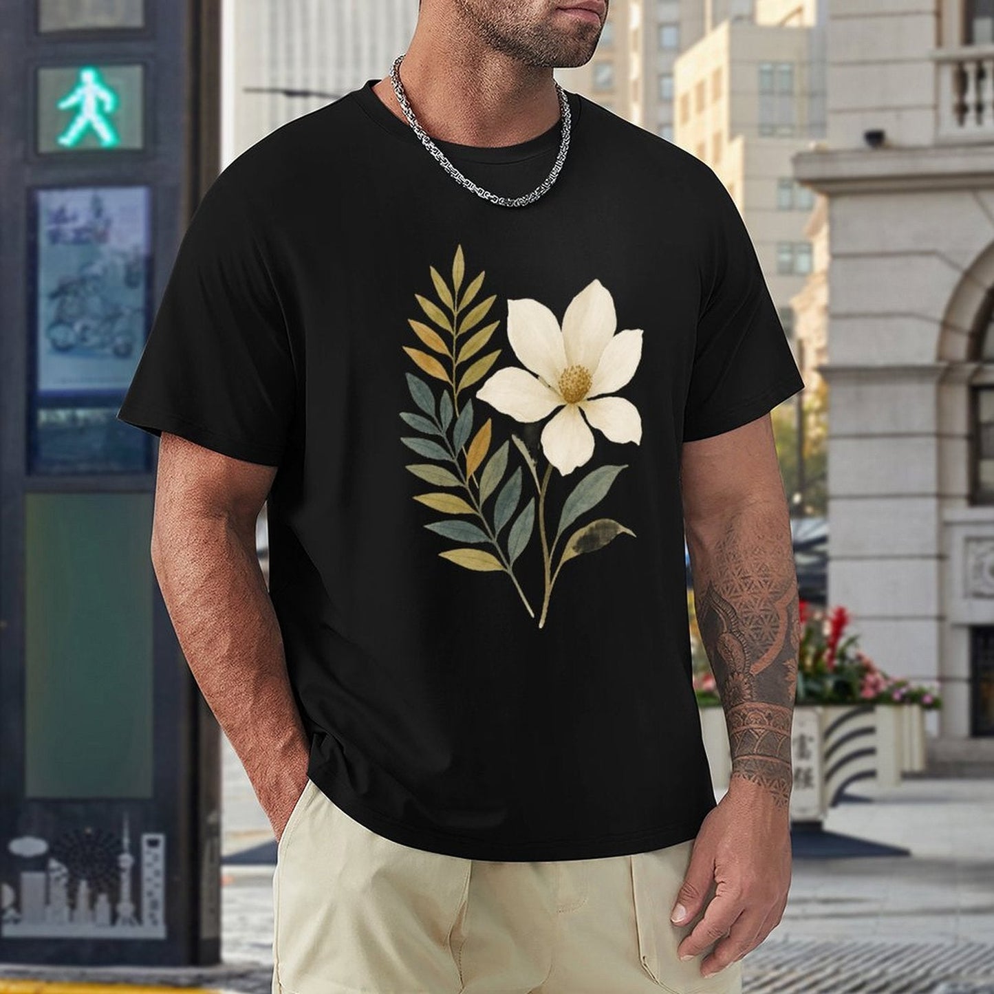 ,Men's Cotton Short - sleeved T-shirt, Breathable Loose - fitting Casual Summer Top, Suitable for Outdoor Activities and Daily Comfortable Wear,Men's T-shirt100%cottonz9og51jjsun6 - TrendyLookz