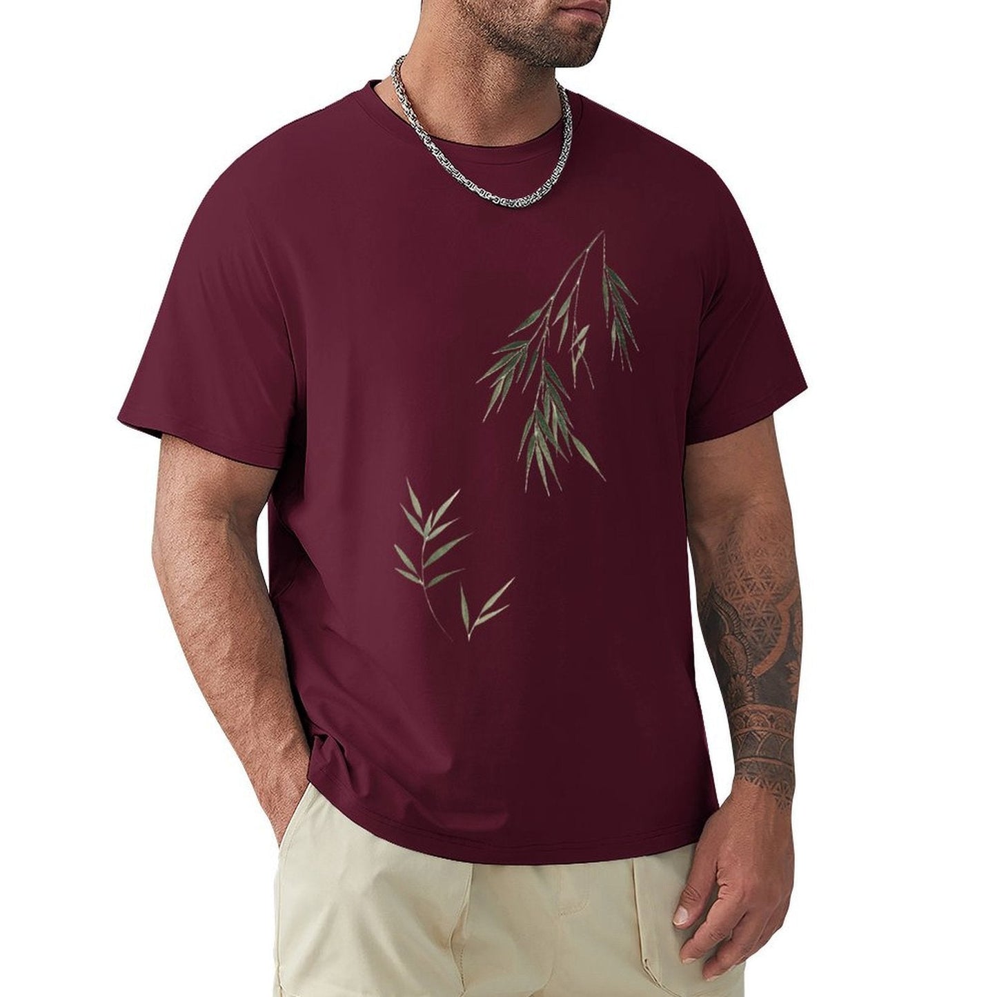 ,Men's Cotton Short - sleeved T-shirt, Breathable Loose - fitting Casual Summer Top, Suitable for Outdoor Activities and Daily Comfortable Wear,Men's T-shirt100%cottonz9og5119xl9k - TrendyLookz