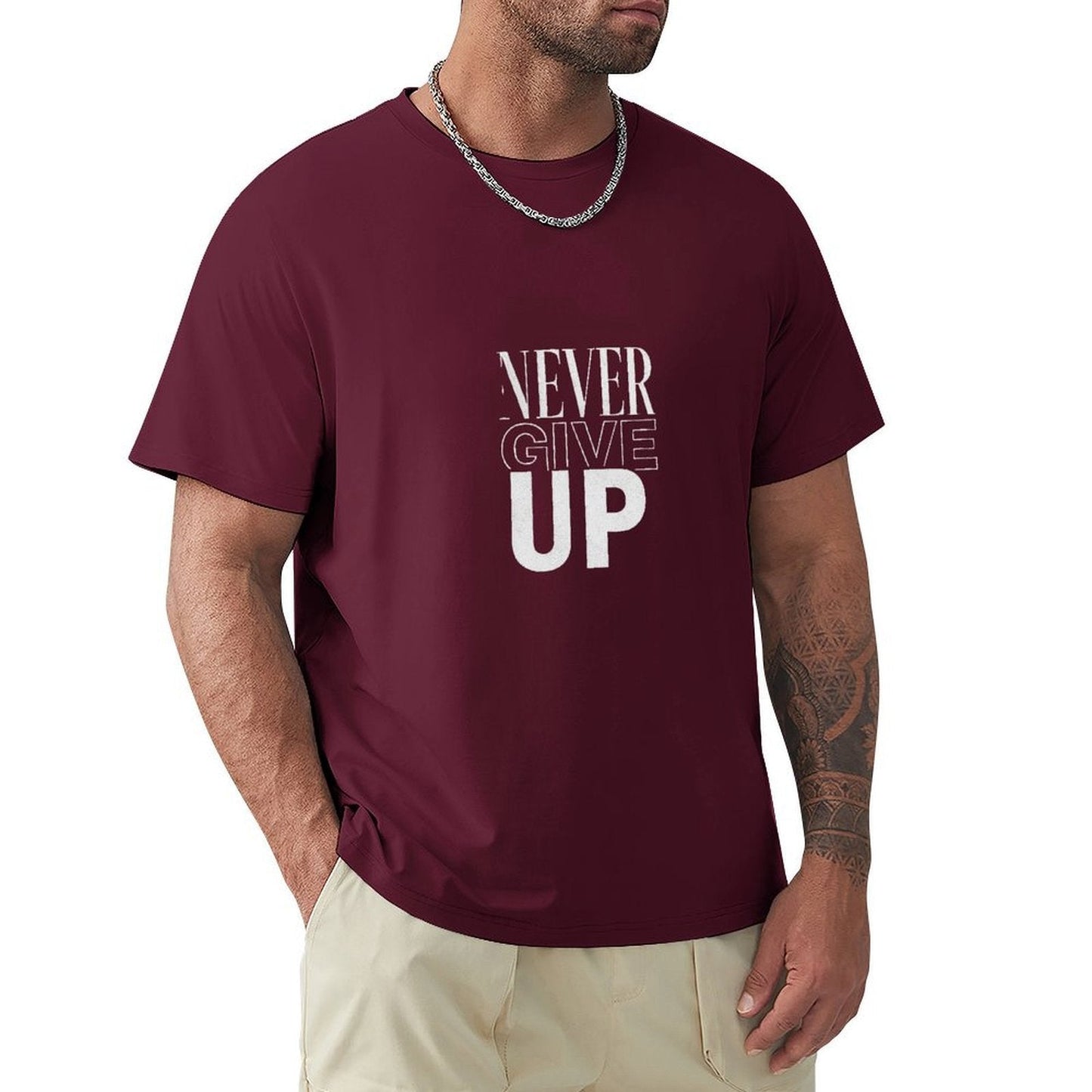 ,Men's Cotton Short - sleeved T-shirt, Breathable Loose - fitting Casual Summer Top, Suitable for Outdoor Activities and Daily Comfortable Wear,Men's T-shirt100%cottonz9ogjv6bk0mp - TrendyLookz