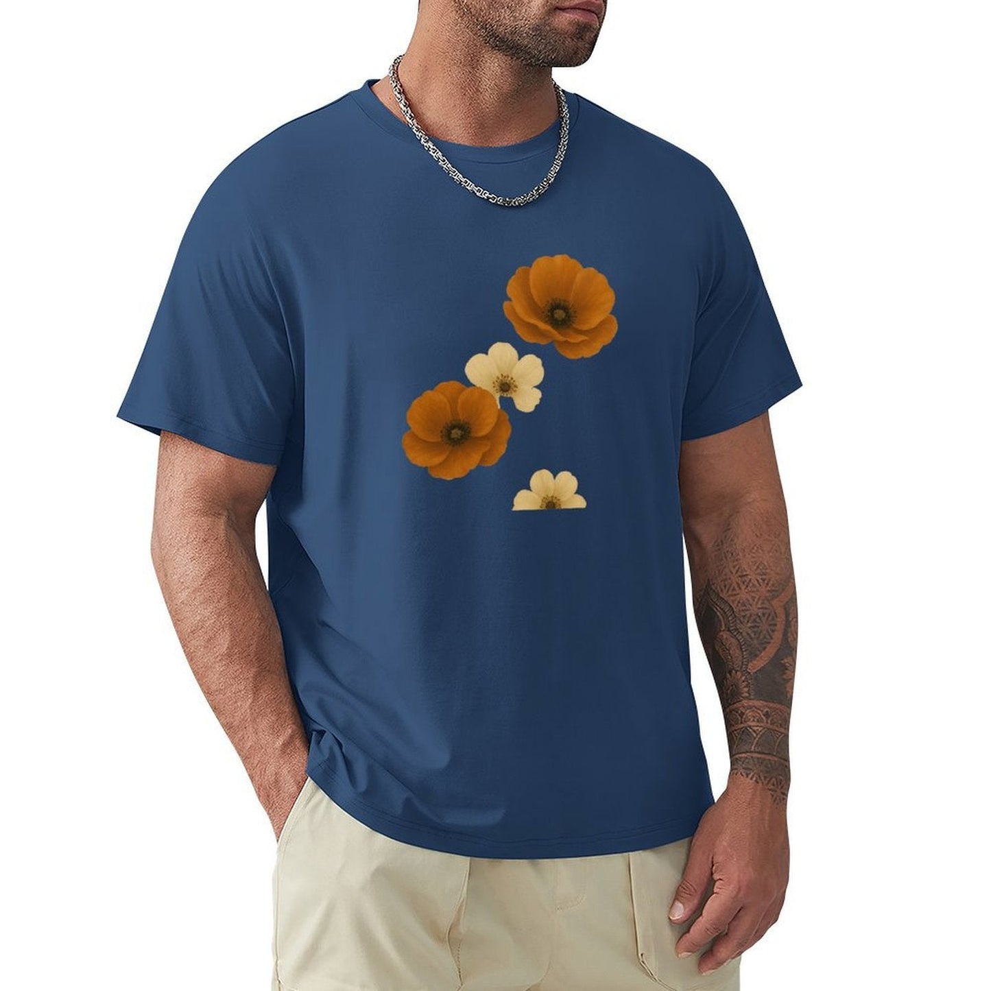 ,Men's Cotton Short - sleeved T-shirt, Breathable Loose - fitting Casual Summer Top, Suitable for Outdoor Activities and Daily Comfortable Wear,Men's T-shirt100%cottonz9ogpgwr5st1 - TrendyLookz