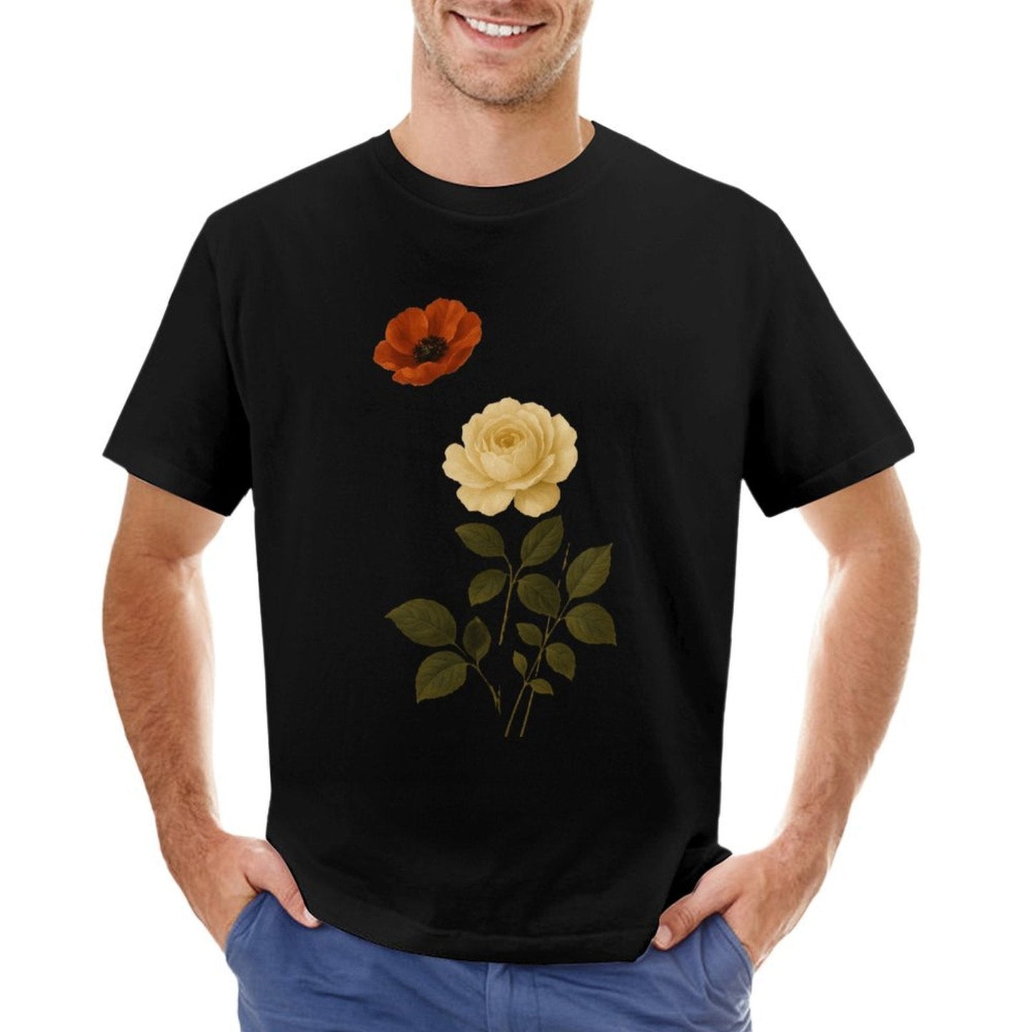 ,Men's Cotton Short - sleeved T-shirt, Breathable Loose - fitting Casual Summer Top, Suitable for Outdoor Activities and Daily Comfortable Wear,Men's T-shirt100%cottonz9ogjy7g9sjc - TrendyLookz