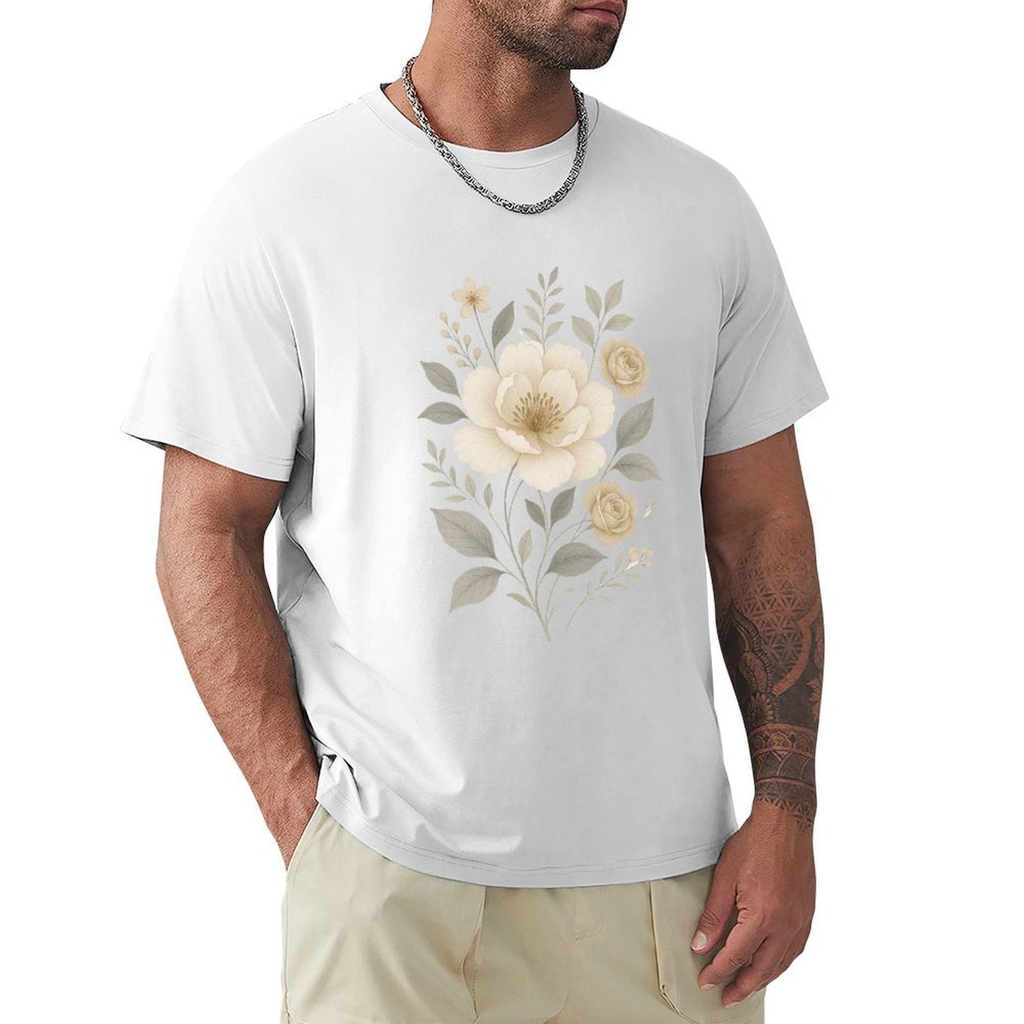 ,Men's Cotton Short - sleeved T-shirt, Breathable Loose - fitting Casual Summer Top, Suitable for Outdoor Activities and Daily Comfortable Wear,Men's T-shirt100%cottonz9ogpbkfv91x - TrendyLookz